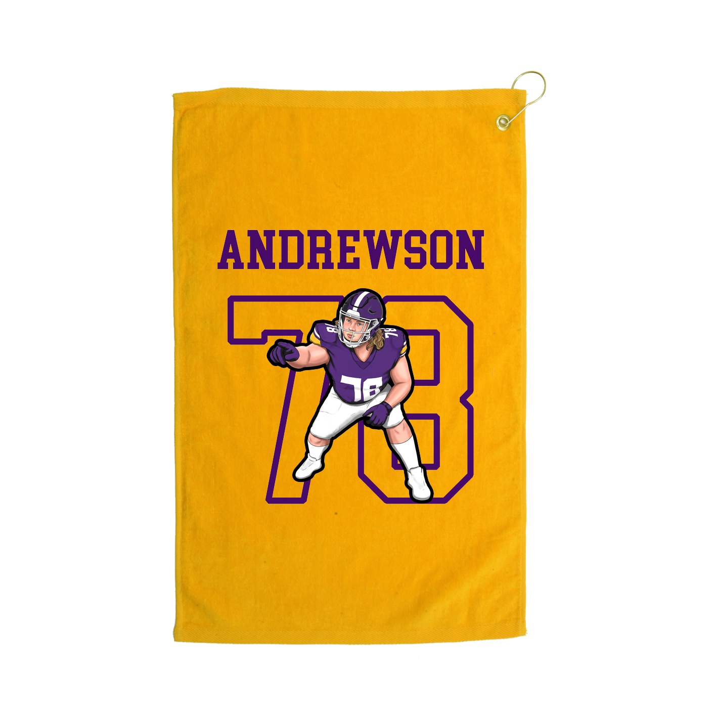 Golf Towel — Shirsey in Gold