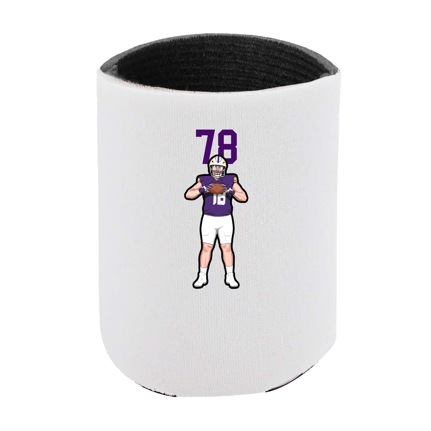 Can Holder — Number Top in White