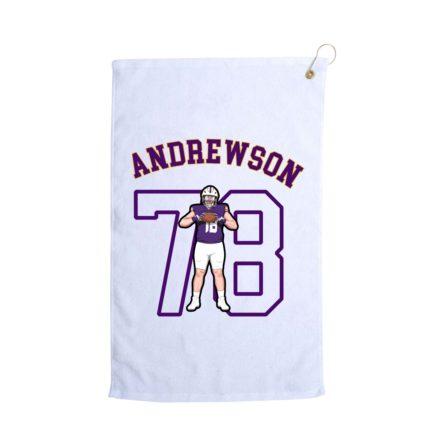 Golf Towel — Shirsey Arch in White