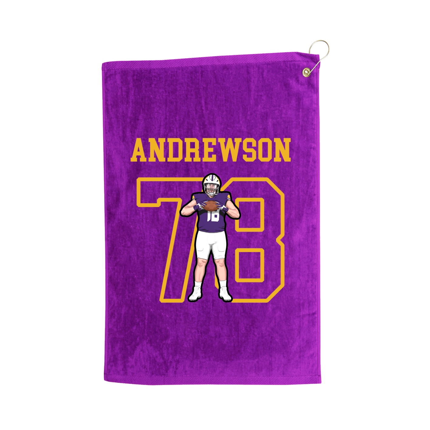 Golf Towel — Shirsey in Purple