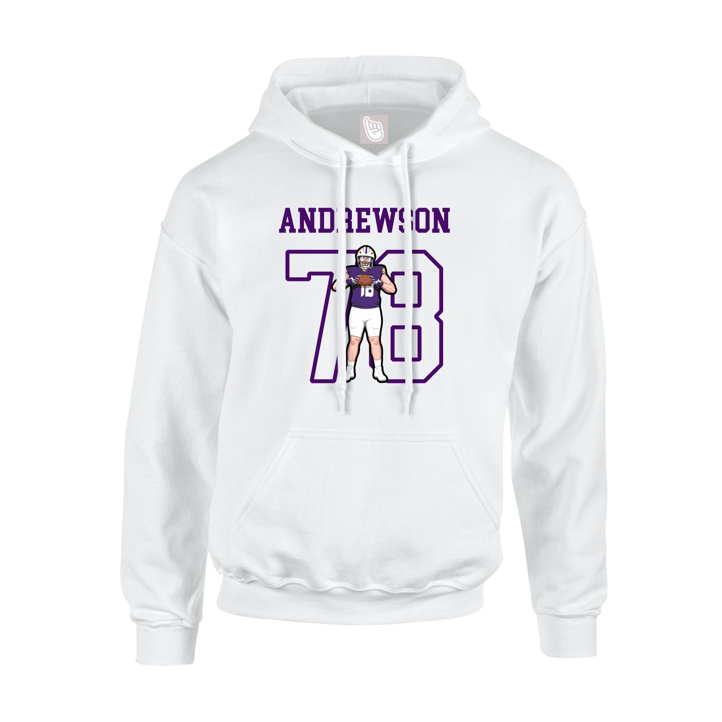 Youth Hoodie — Shirsey in White