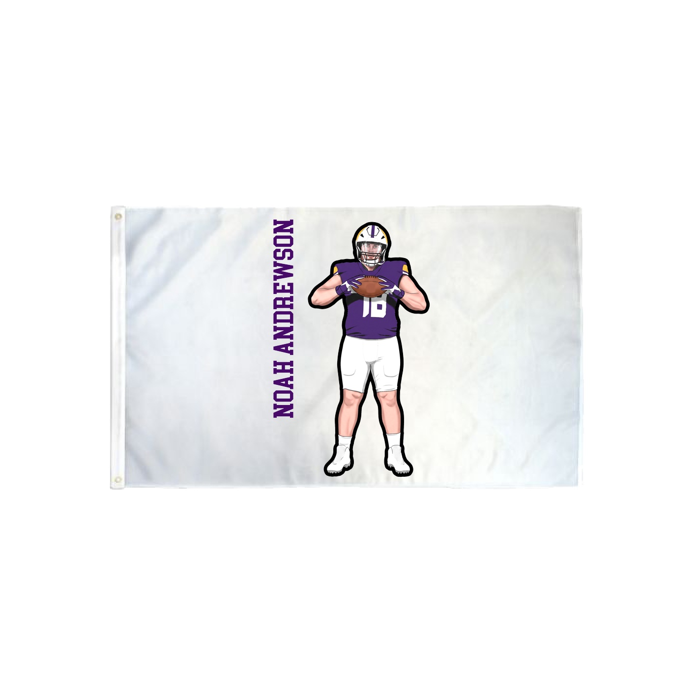 3x5 Flag — Name Vertical in Classic