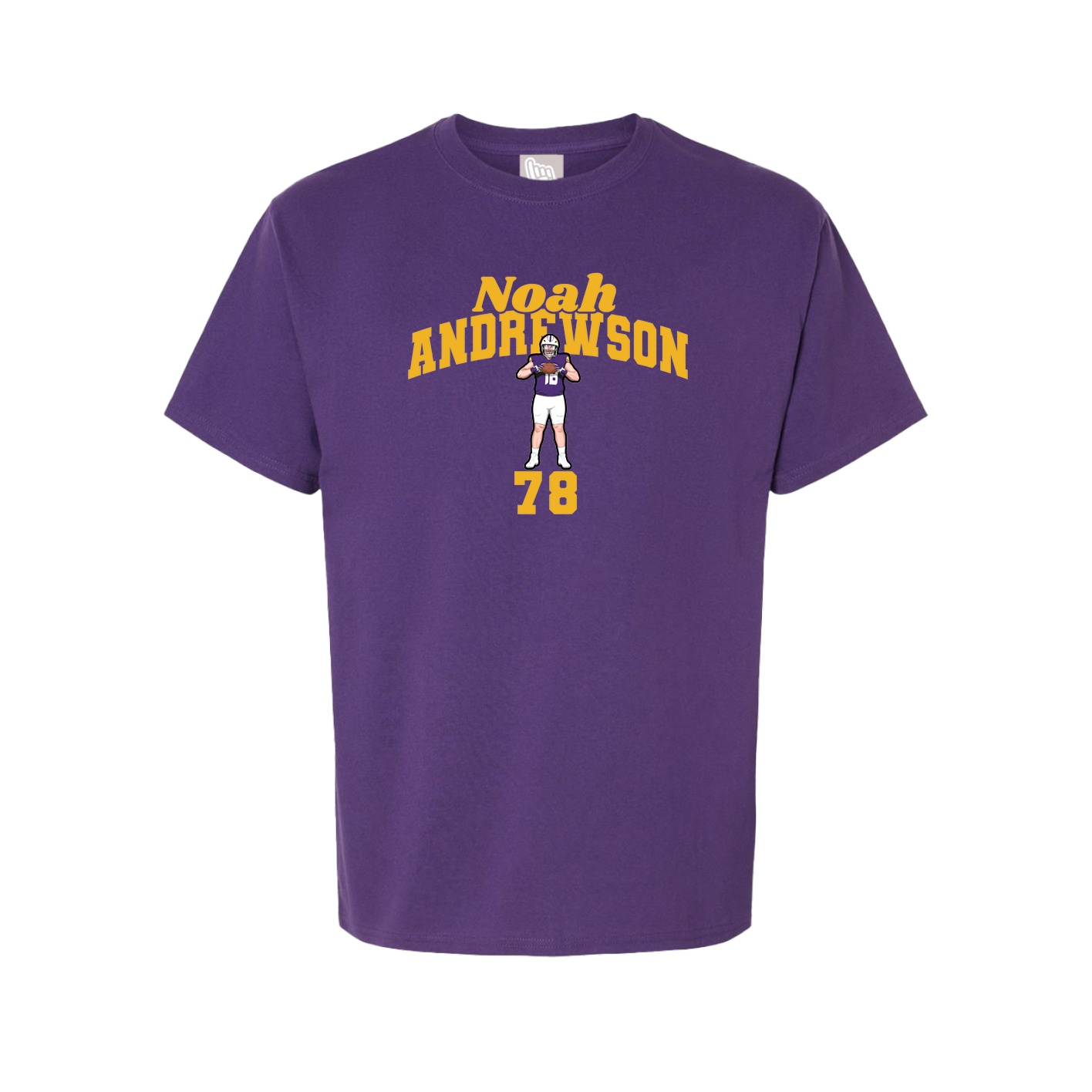 Tee — Signature Arch in Purple