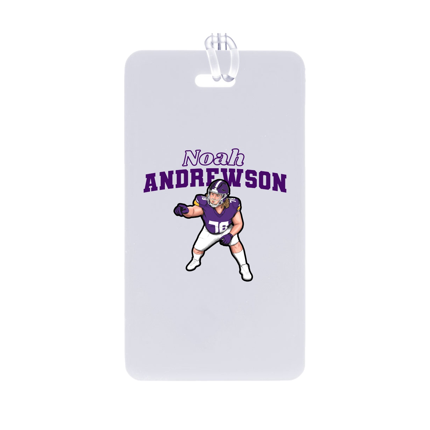 Bag Tag — Name Arch in Classic