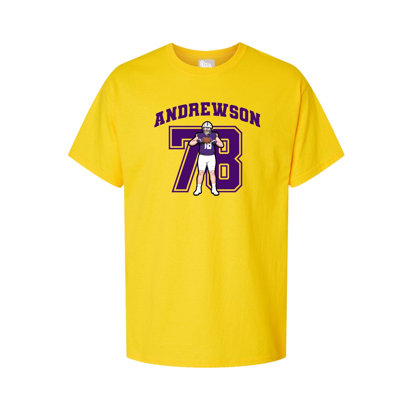 Tee — Number in Gold