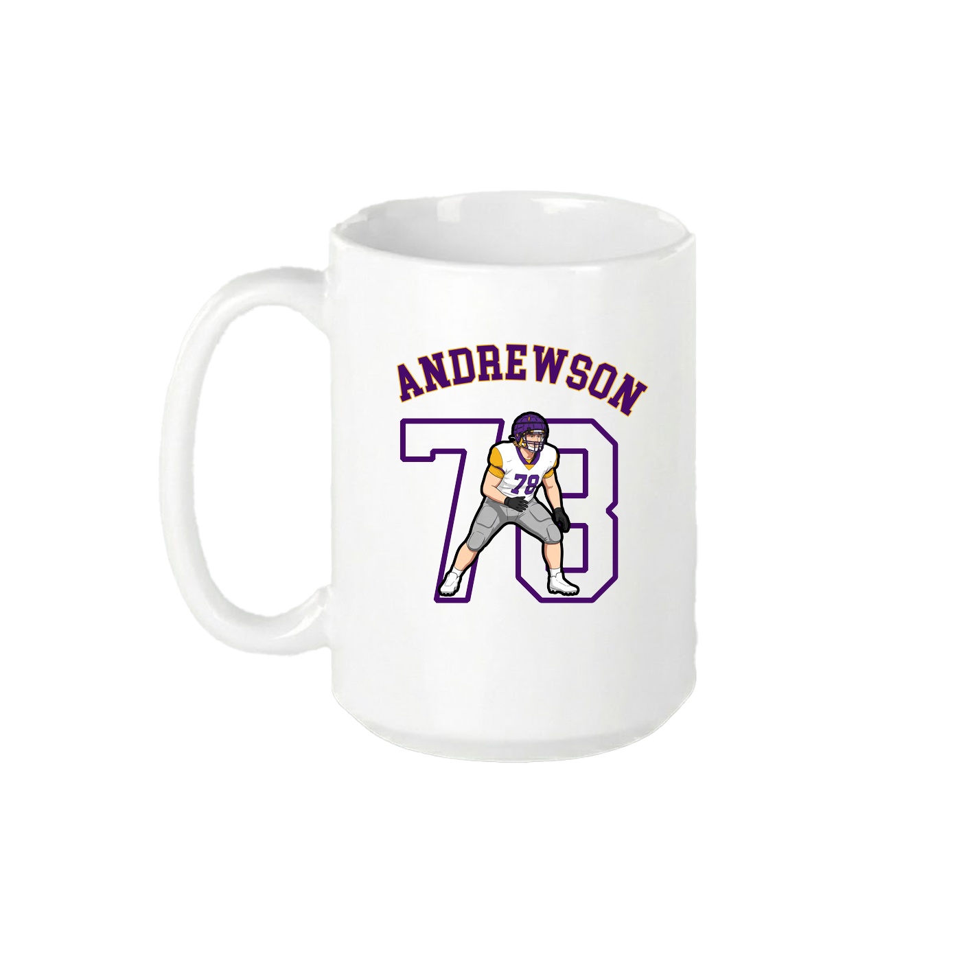 15oz Coffee Mug — Shirsey Arch in White