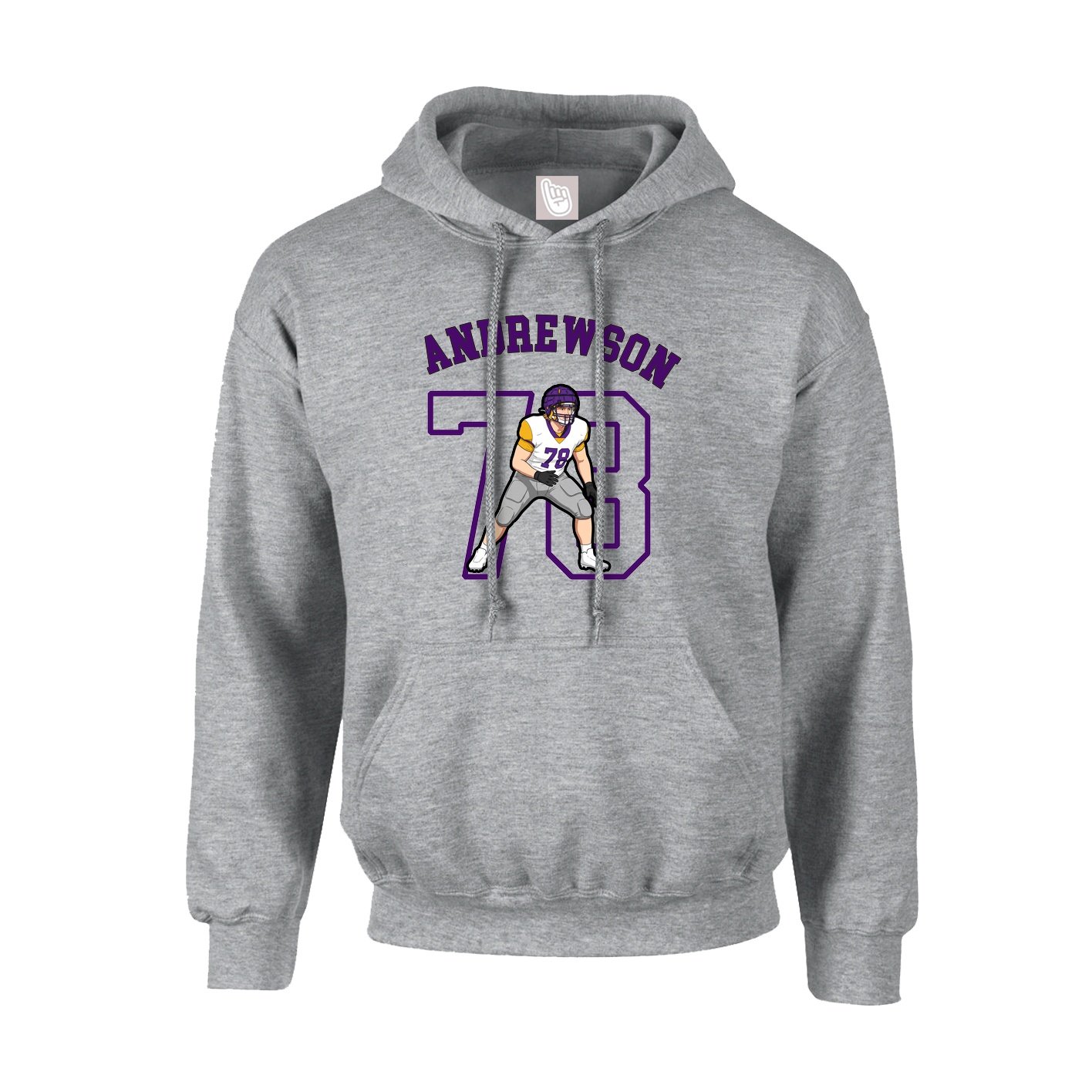 Hoodie — Shirsey Arch in Grey