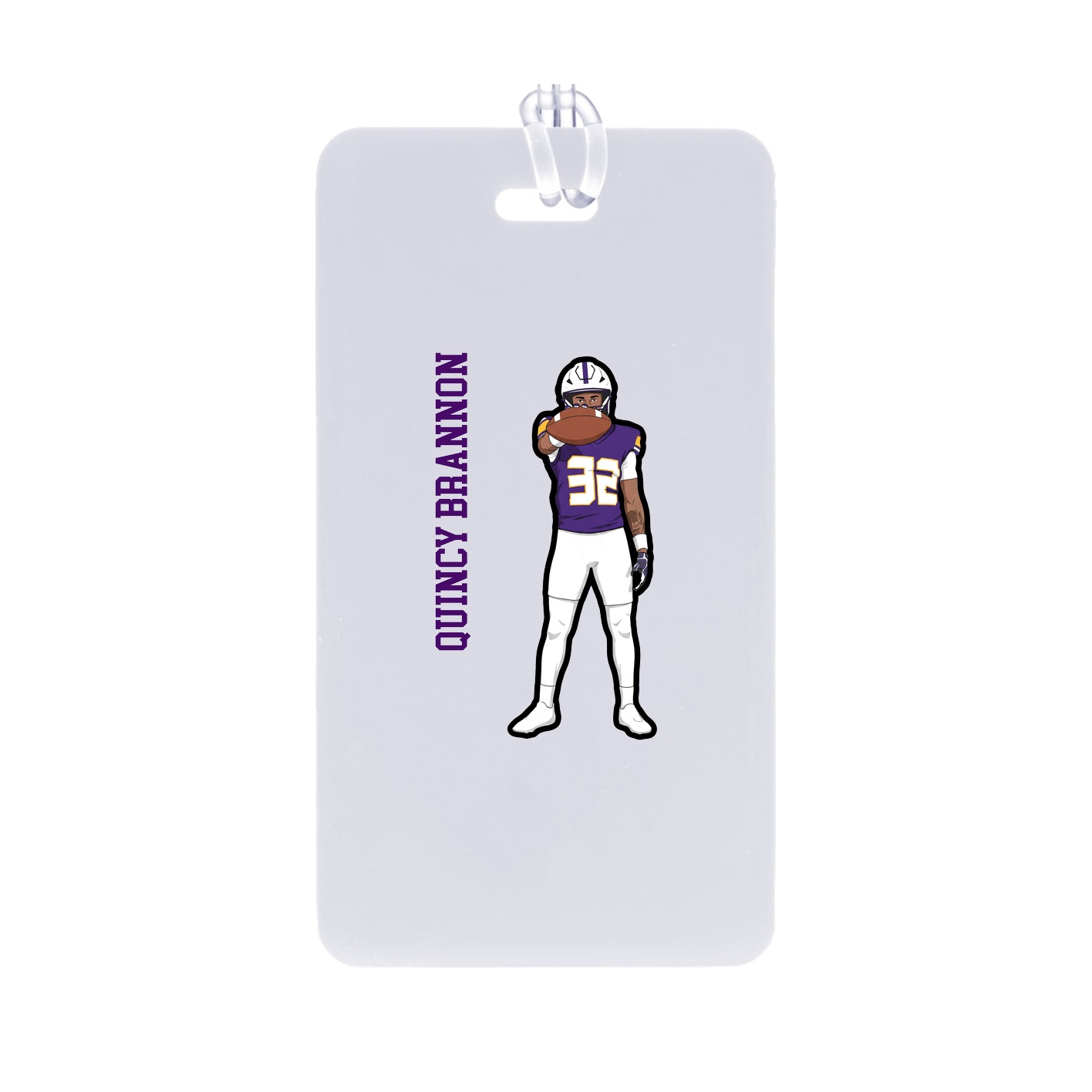 Bag Tag — Name Vertical in Classic