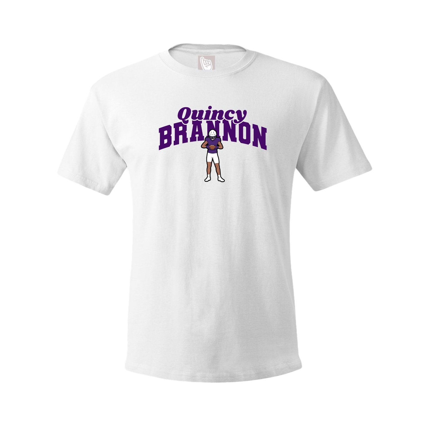 Youth Tee — Signature Arch in White