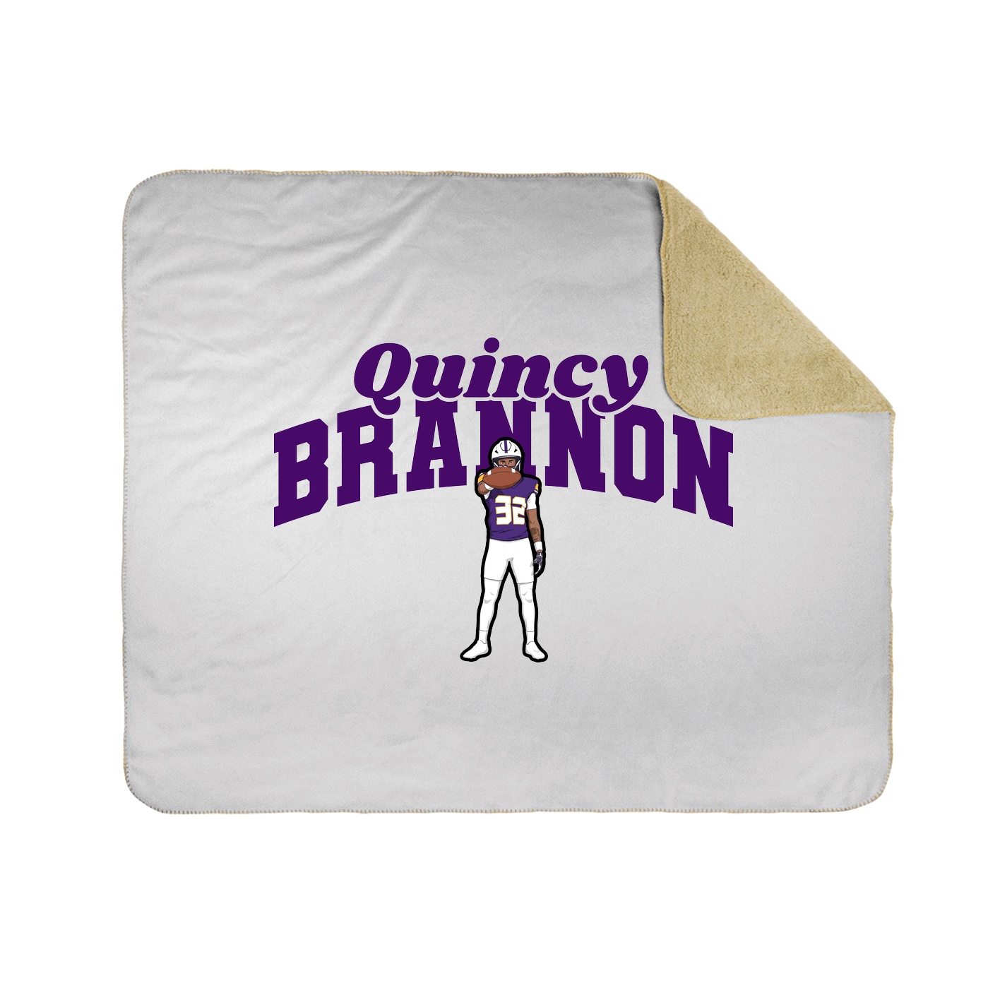 Throw Blanket — Signature Arch in White