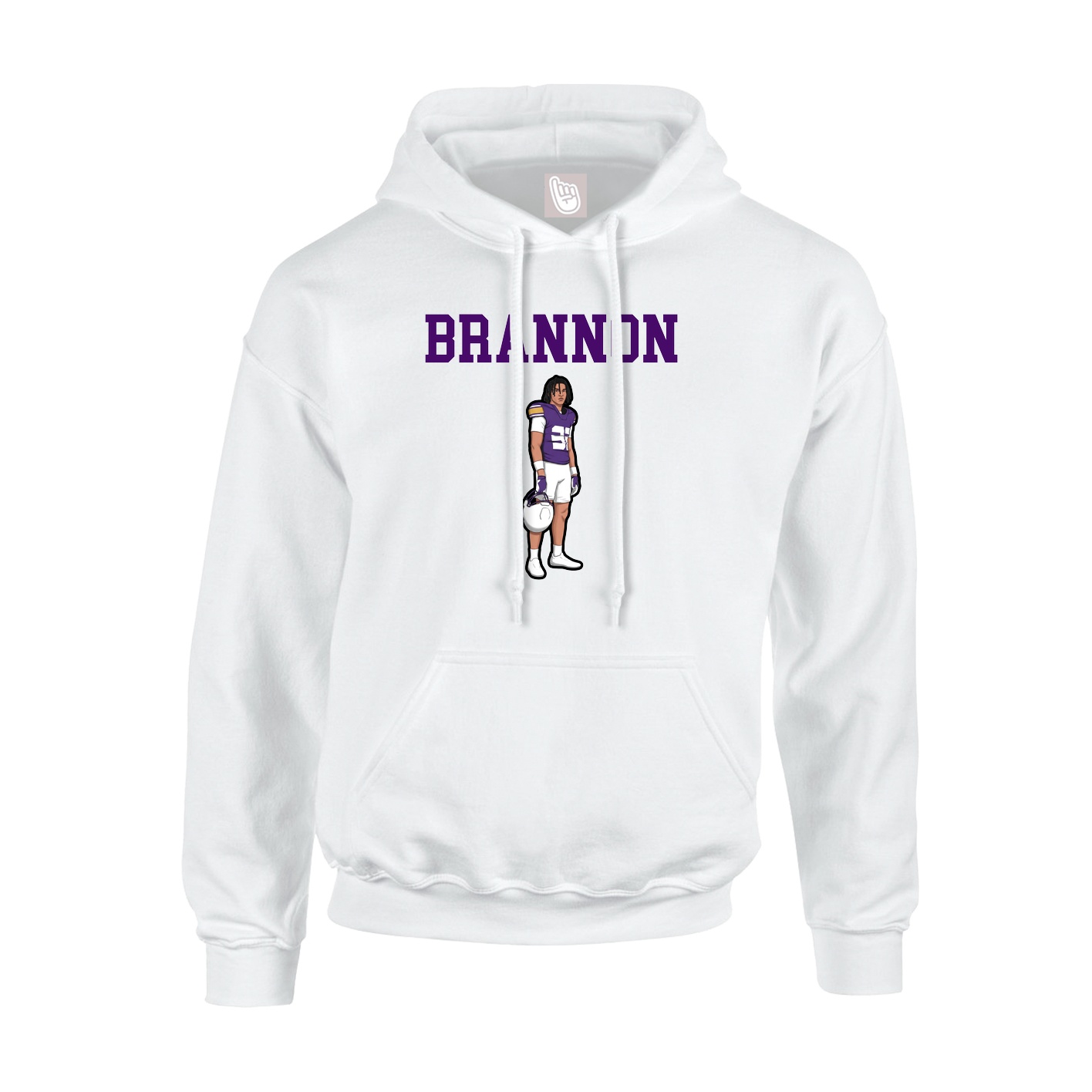 Youth Hoodie — Shirsey in White