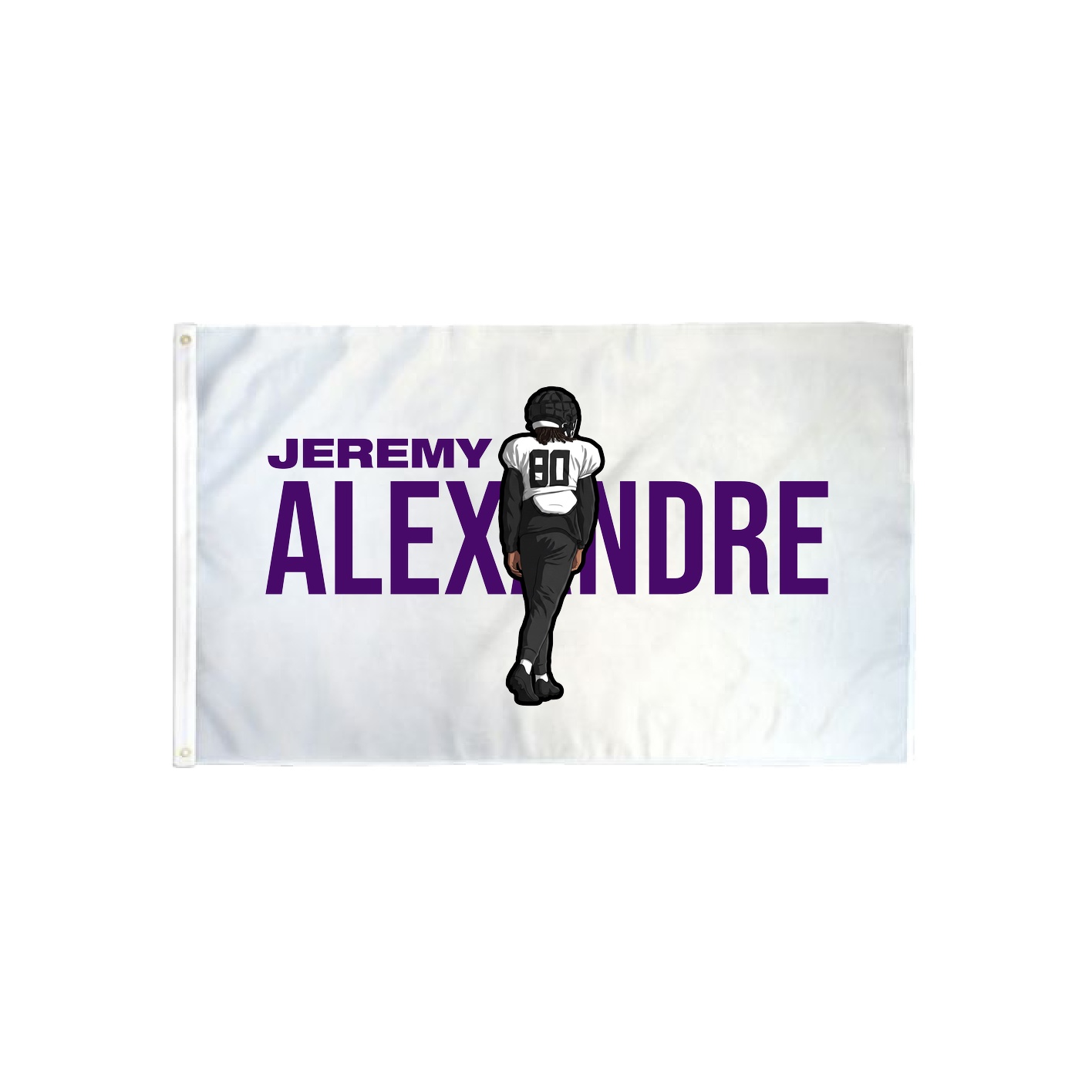 3x5 Flag — Player Name in Classic