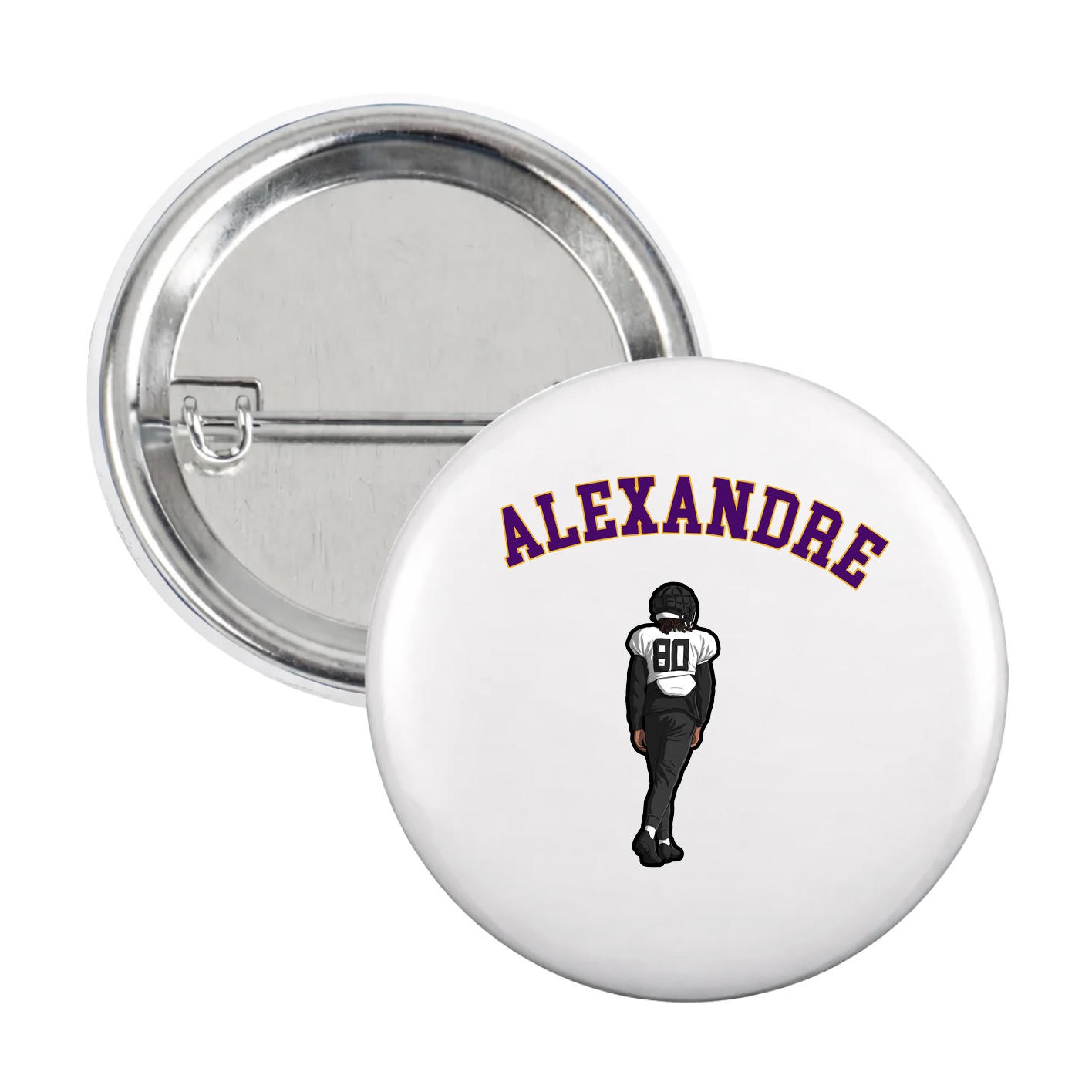 Game Day Button — Shirsey Arch in White