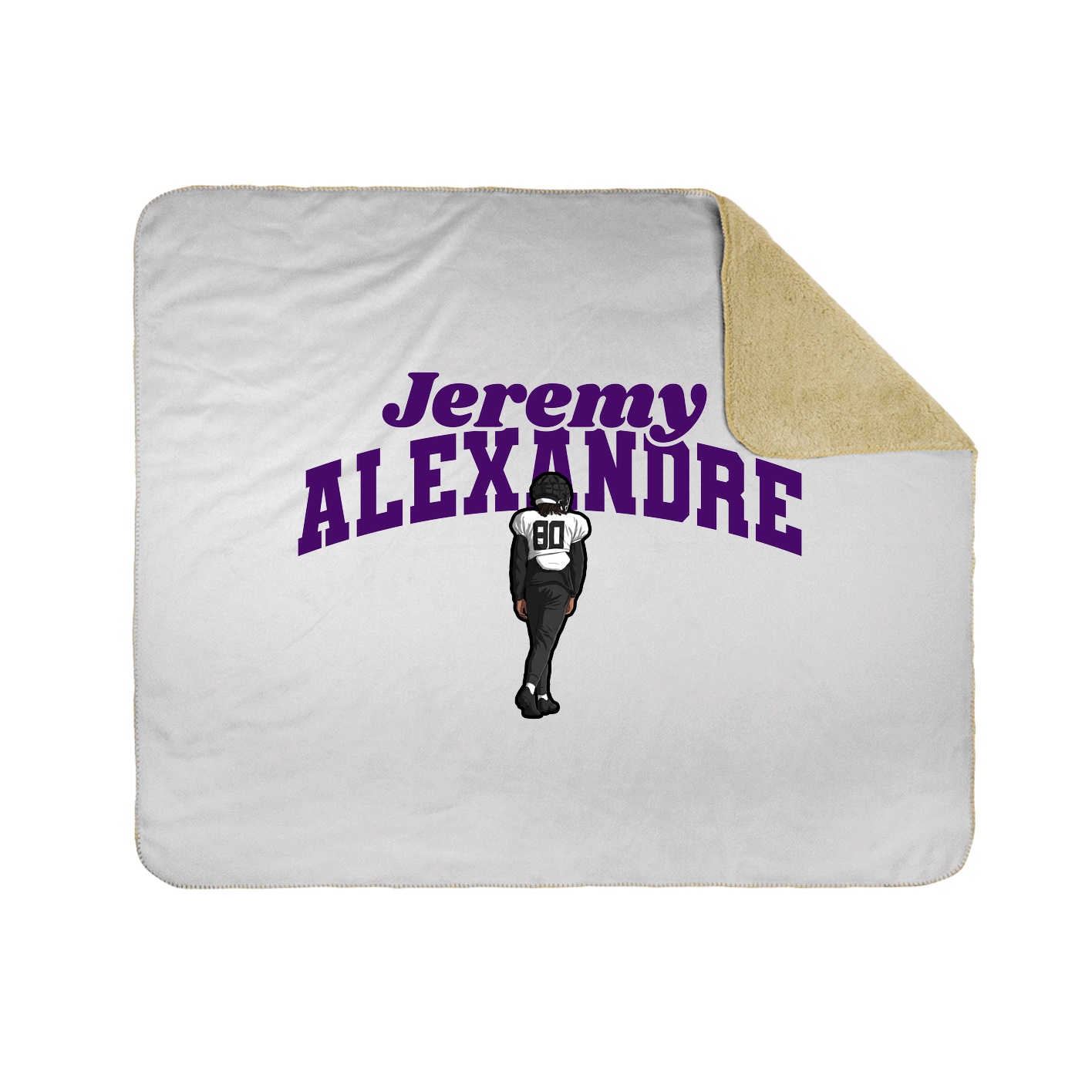 Throw Blanket — Signature Arch in White