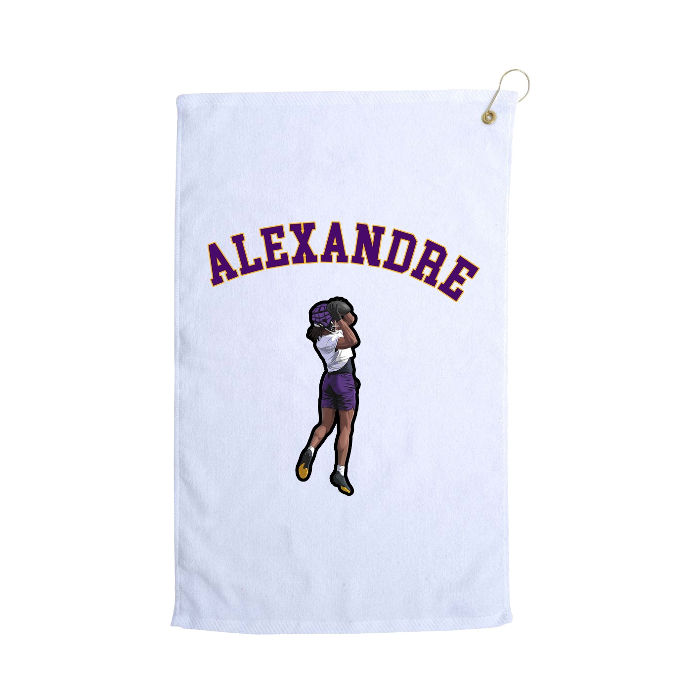 Golf Towel — Shirsey Arch in White