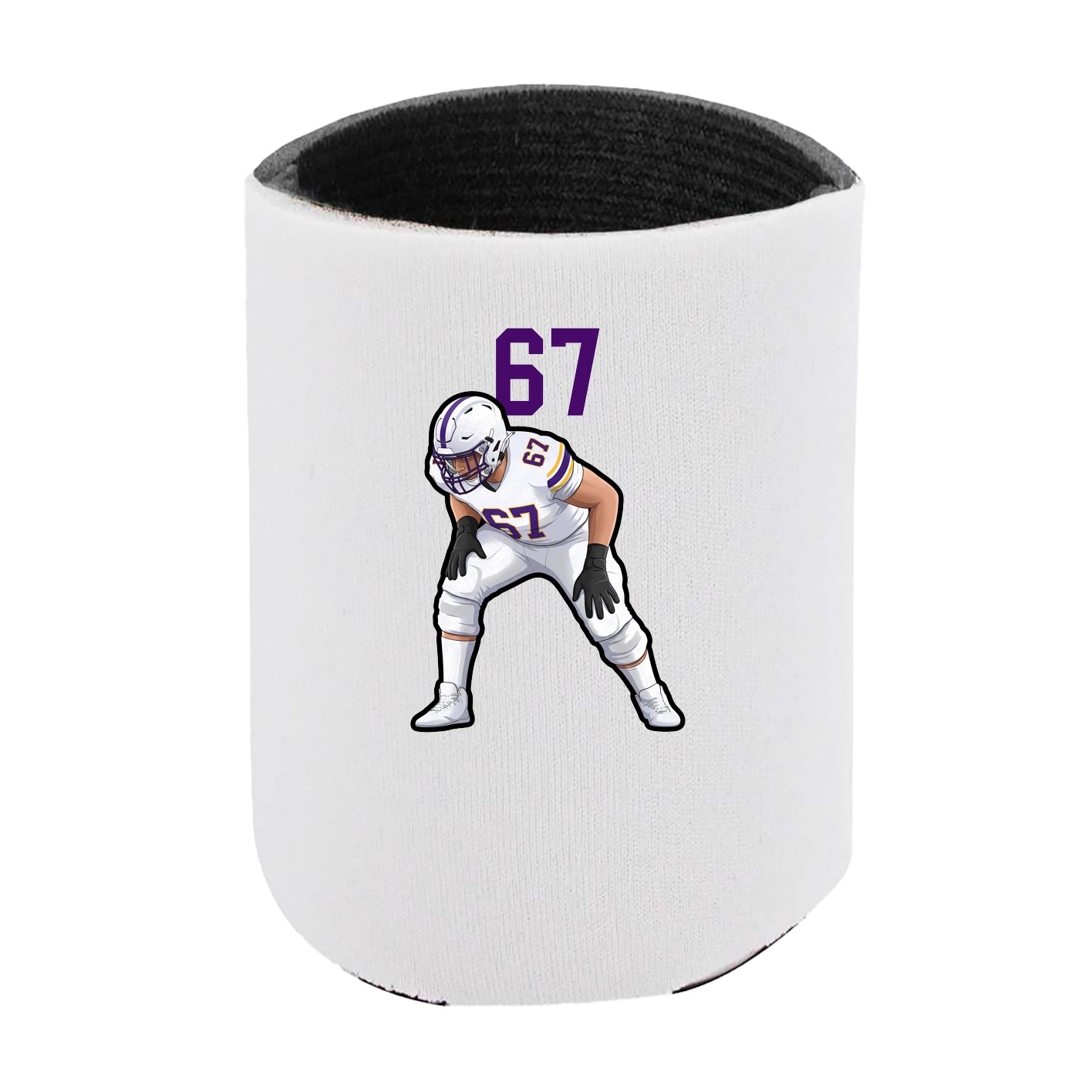 Can Holder — Number Top in White