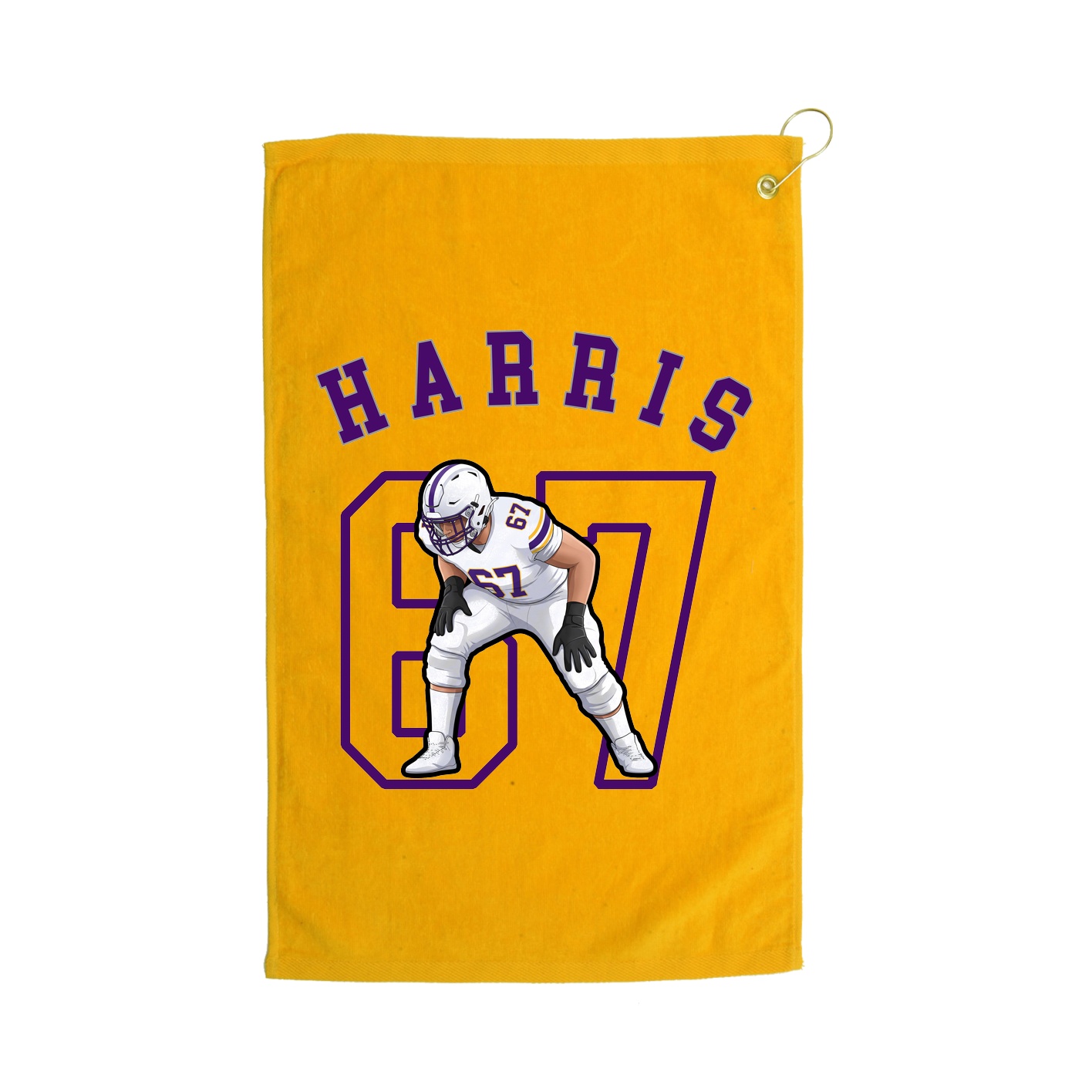 Golf Towel — Shirsey Arch in Gold