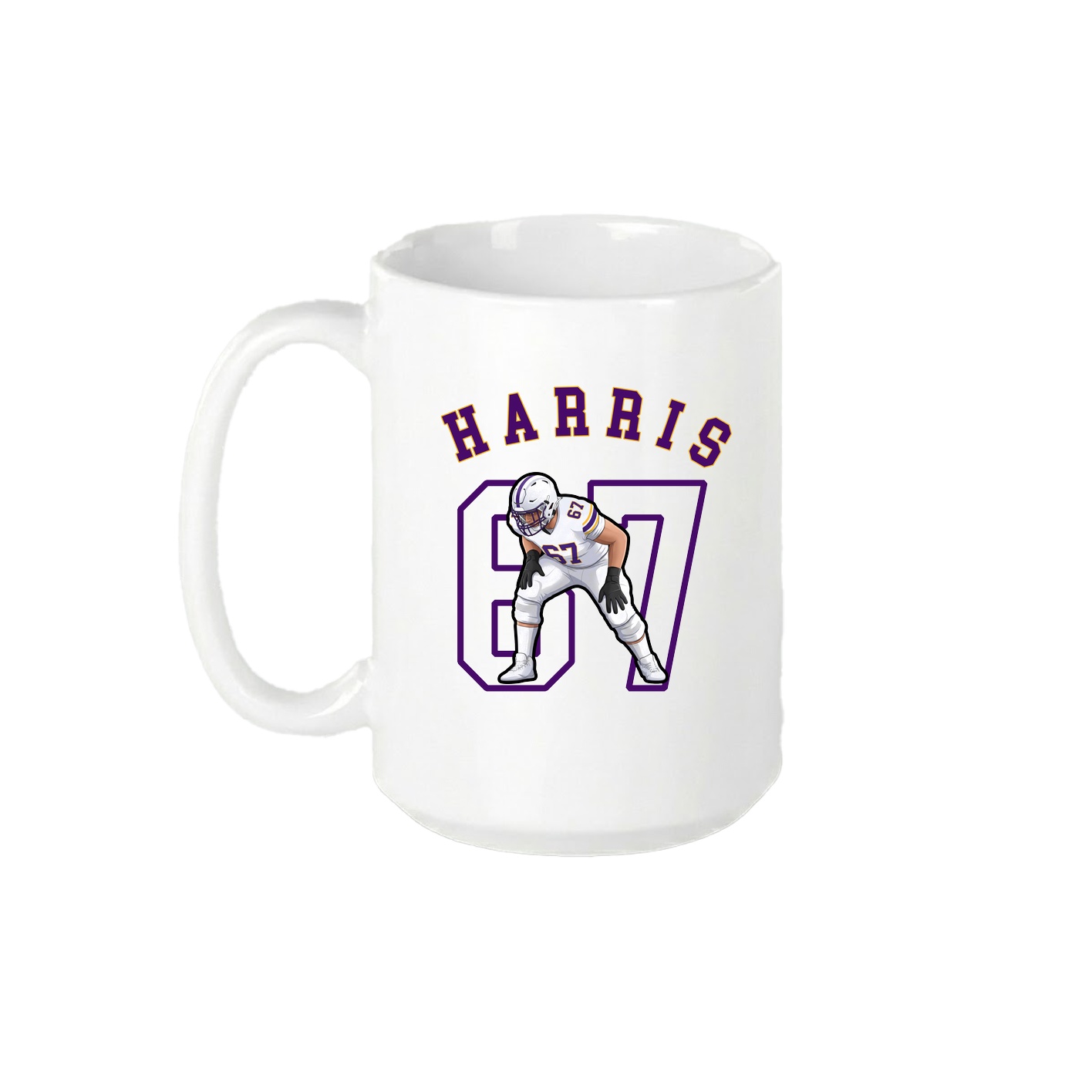 15oz Coffee Mug — Shirsey Arch in White