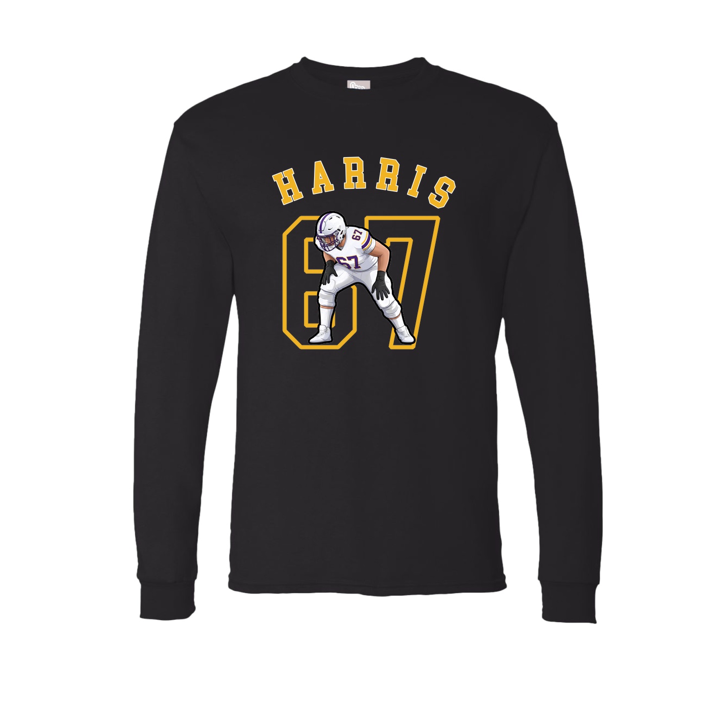 Long Sleeve Tee — Shirsey Arch in Black