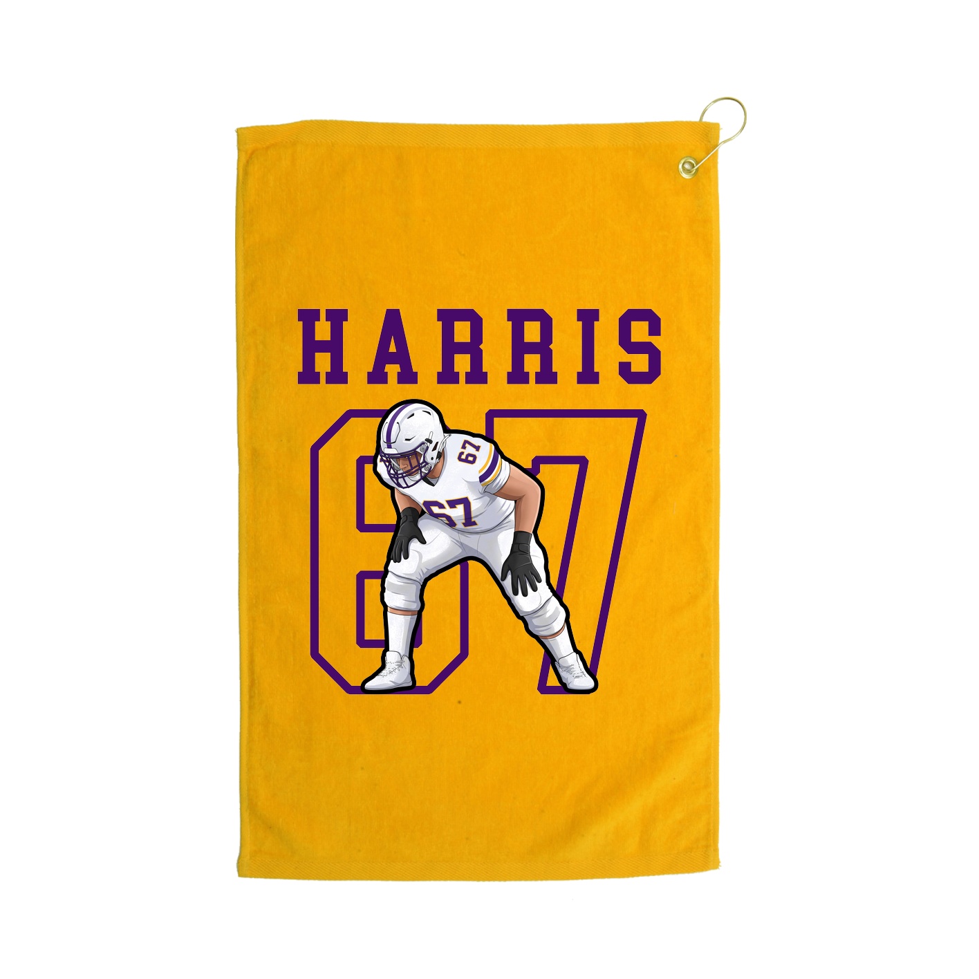 Golf Towel — Shirsey in Gold