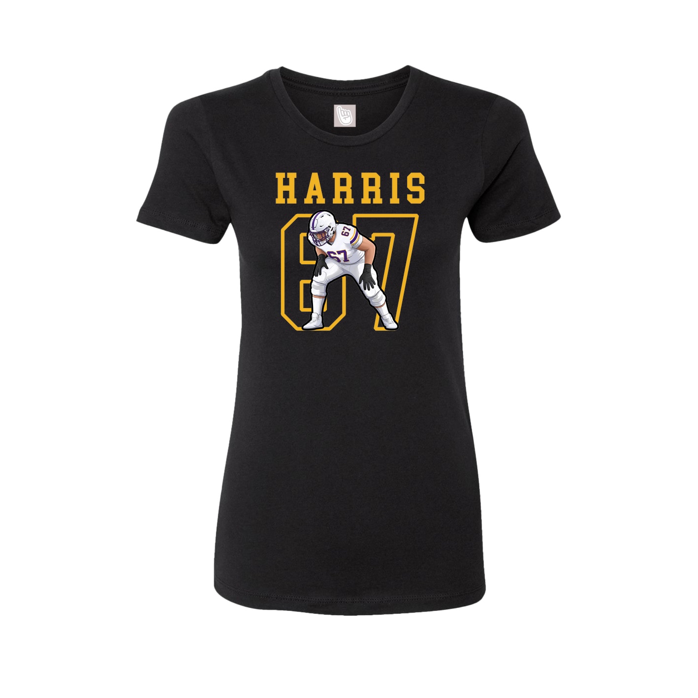Fitted Women's Tee — Shirsey in Black