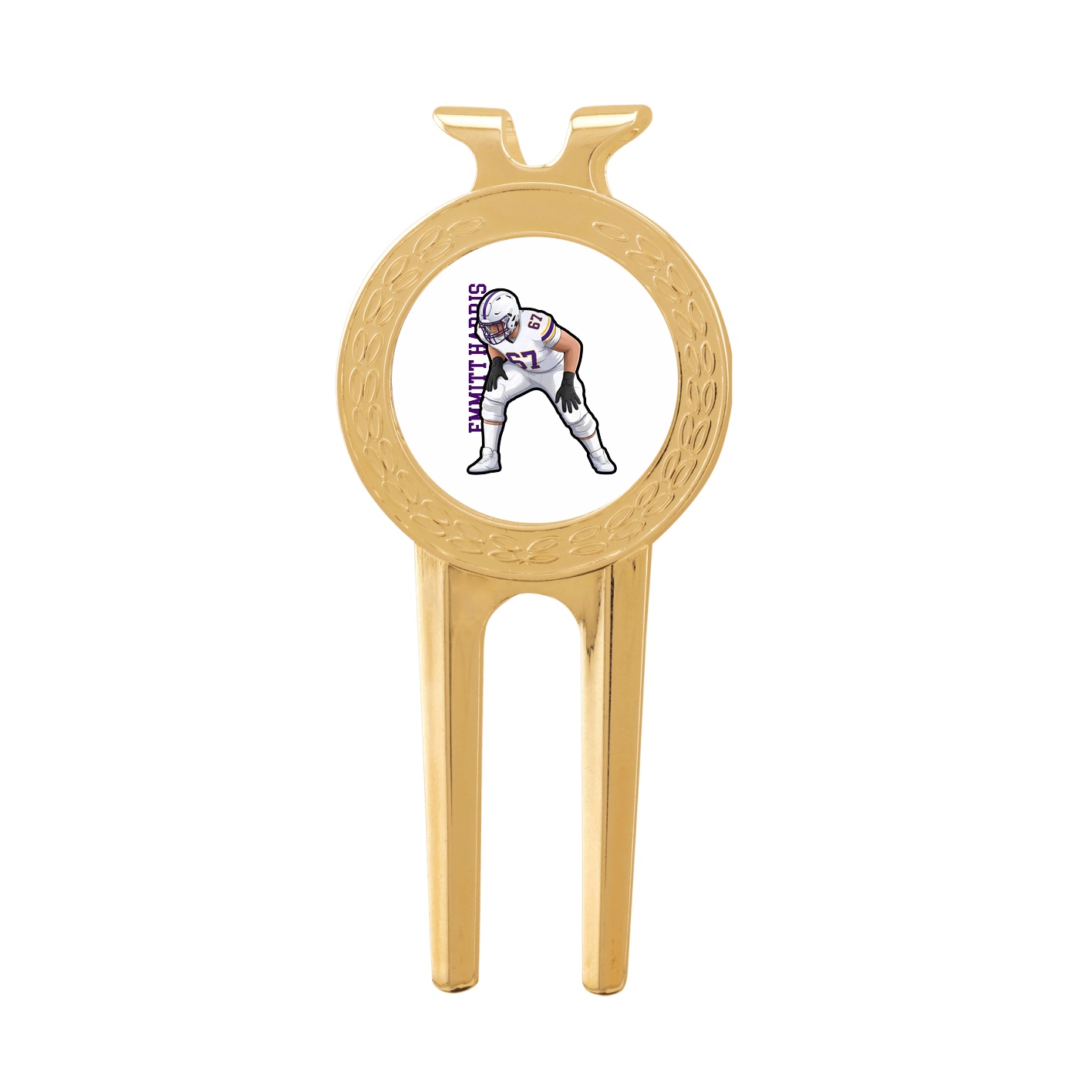 Divot Tool with Ball Marker — Name Vertical in Classic