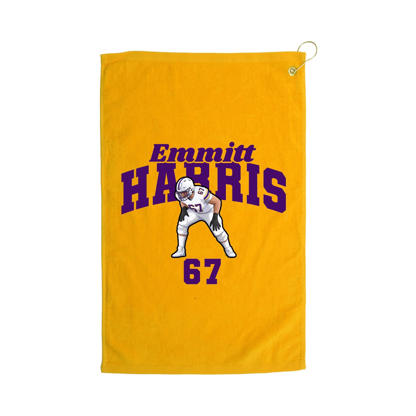 Golf Towel — Signature Arch in Gold