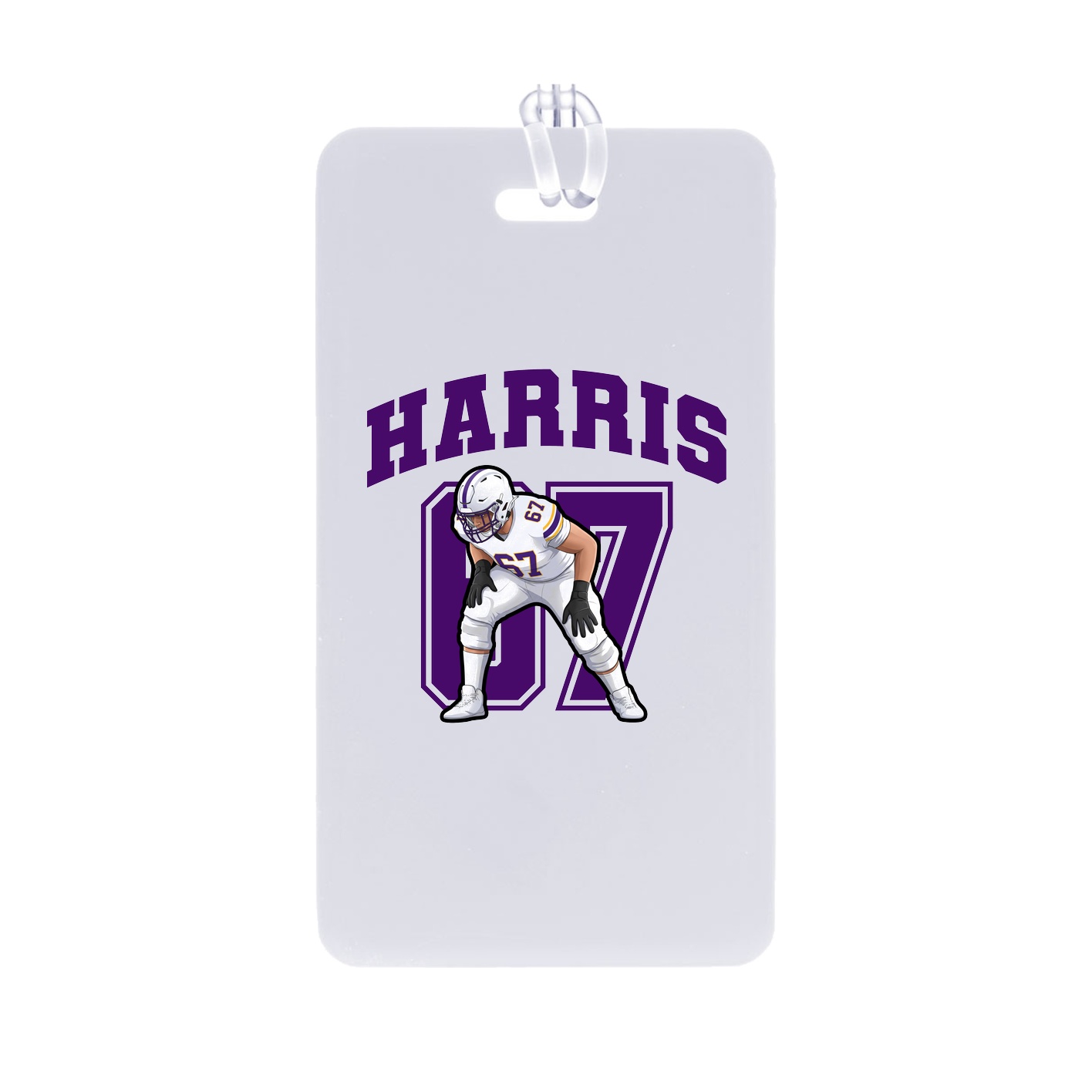 Bag Tag — Number in Classic