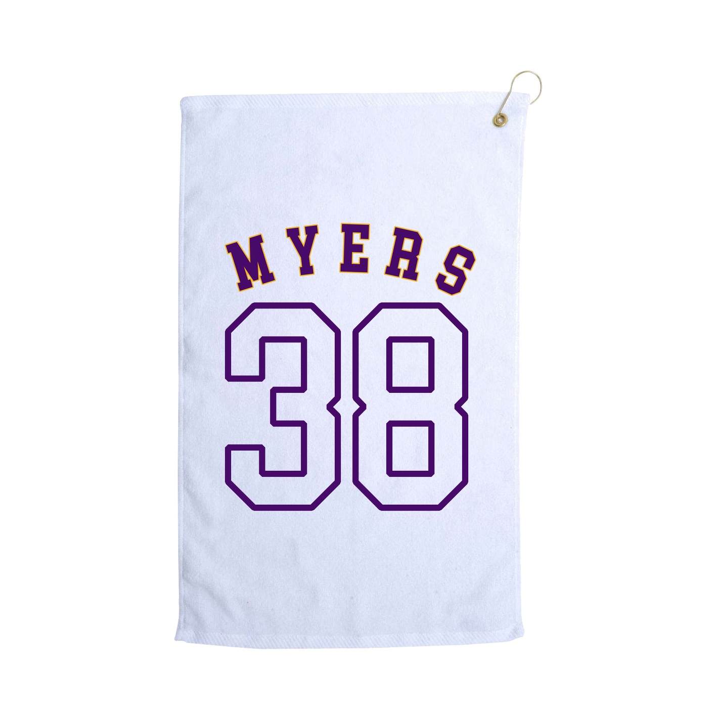 Golf Towel — Shirsey Arch in White