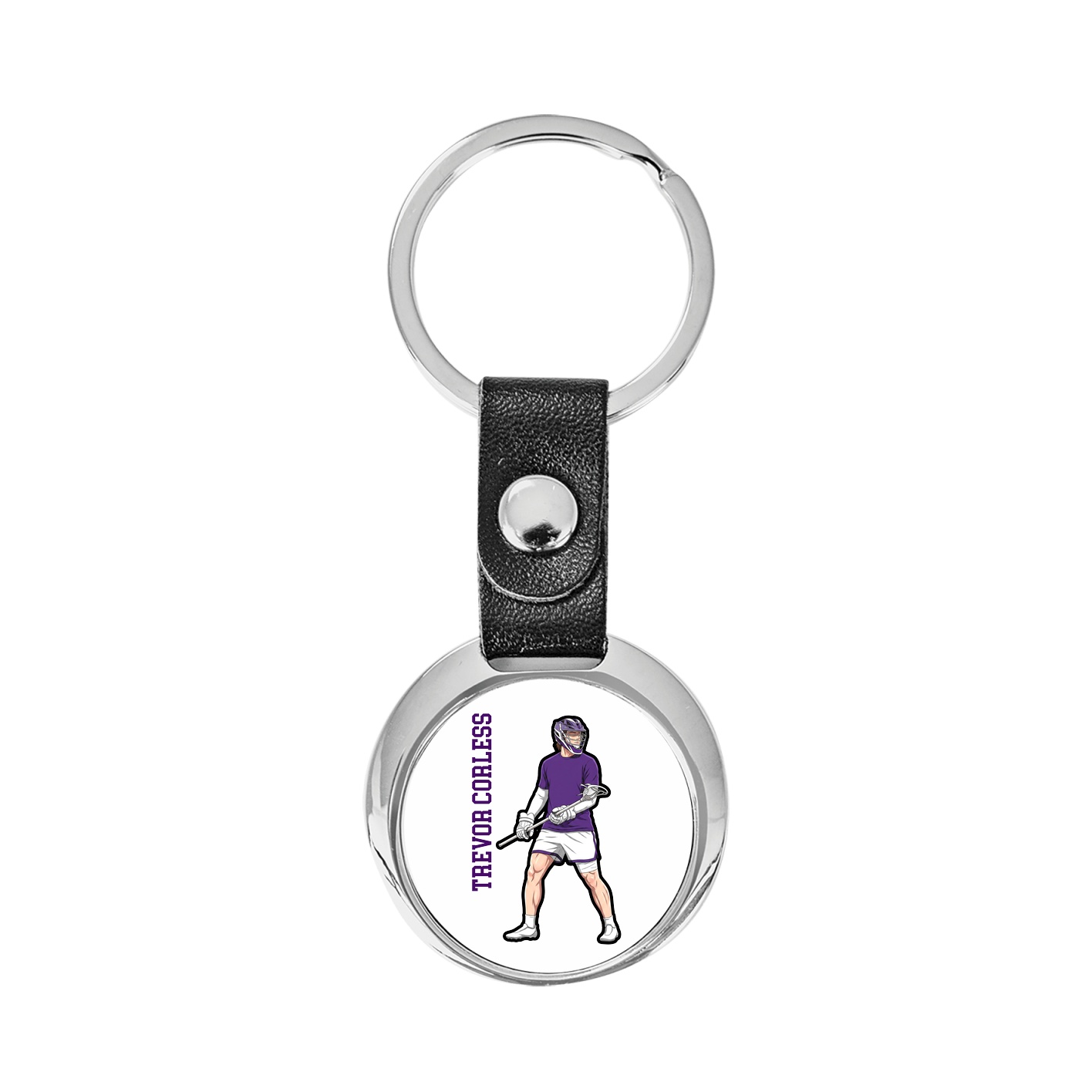 Key Chain — Name Vertical in Classic