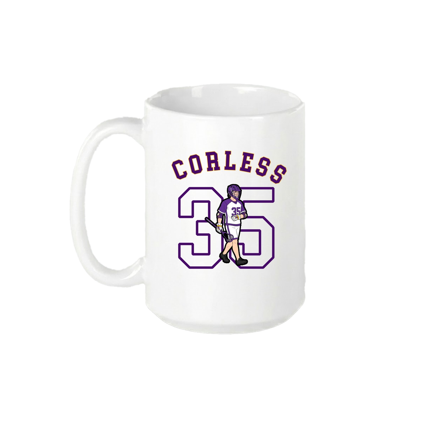 15oz Coffee Mug — Shirsey Arch in White
