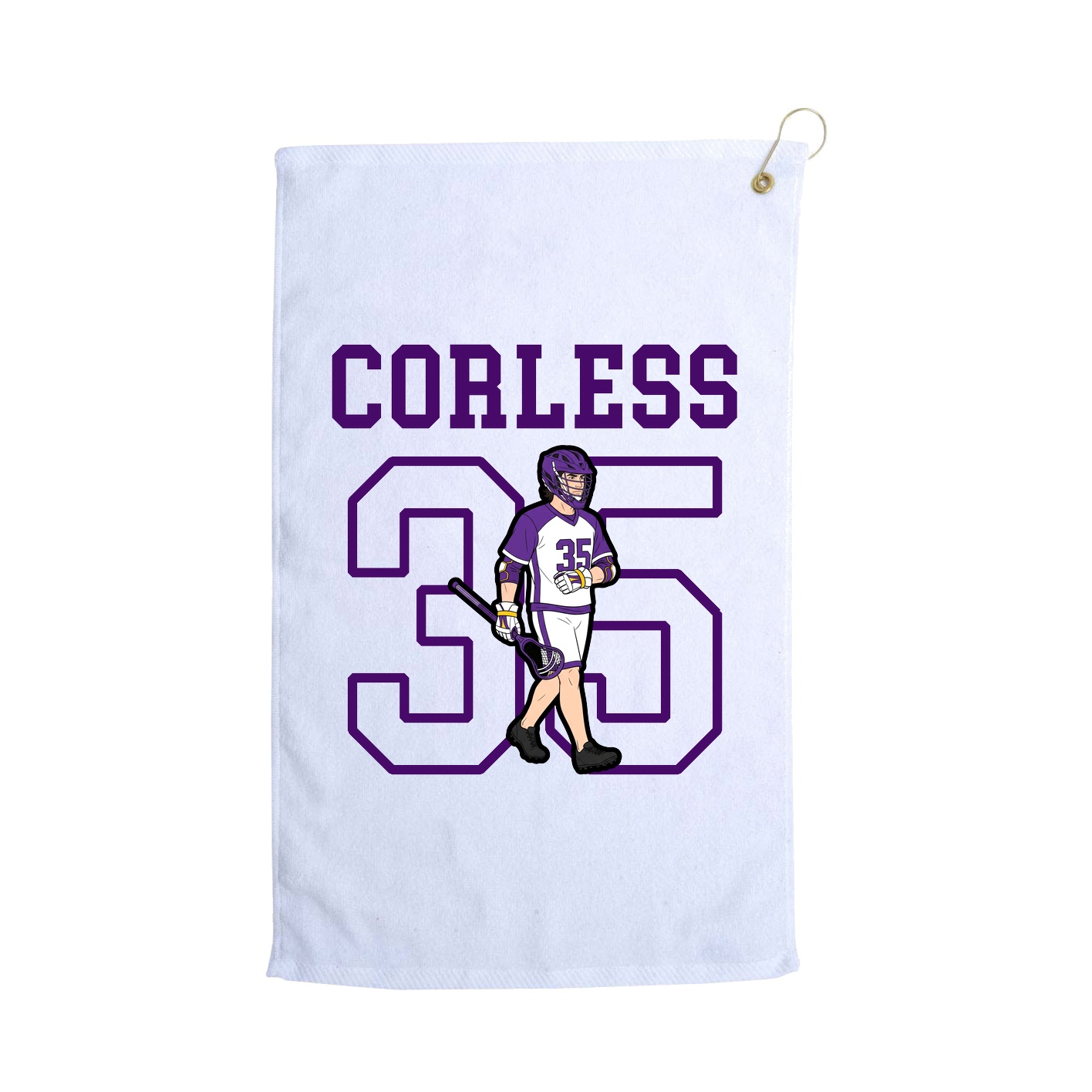Golf Towel — Shirsey in White