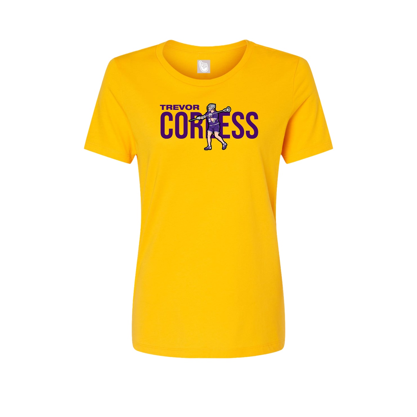 Womens Tee — Player Name in Gold