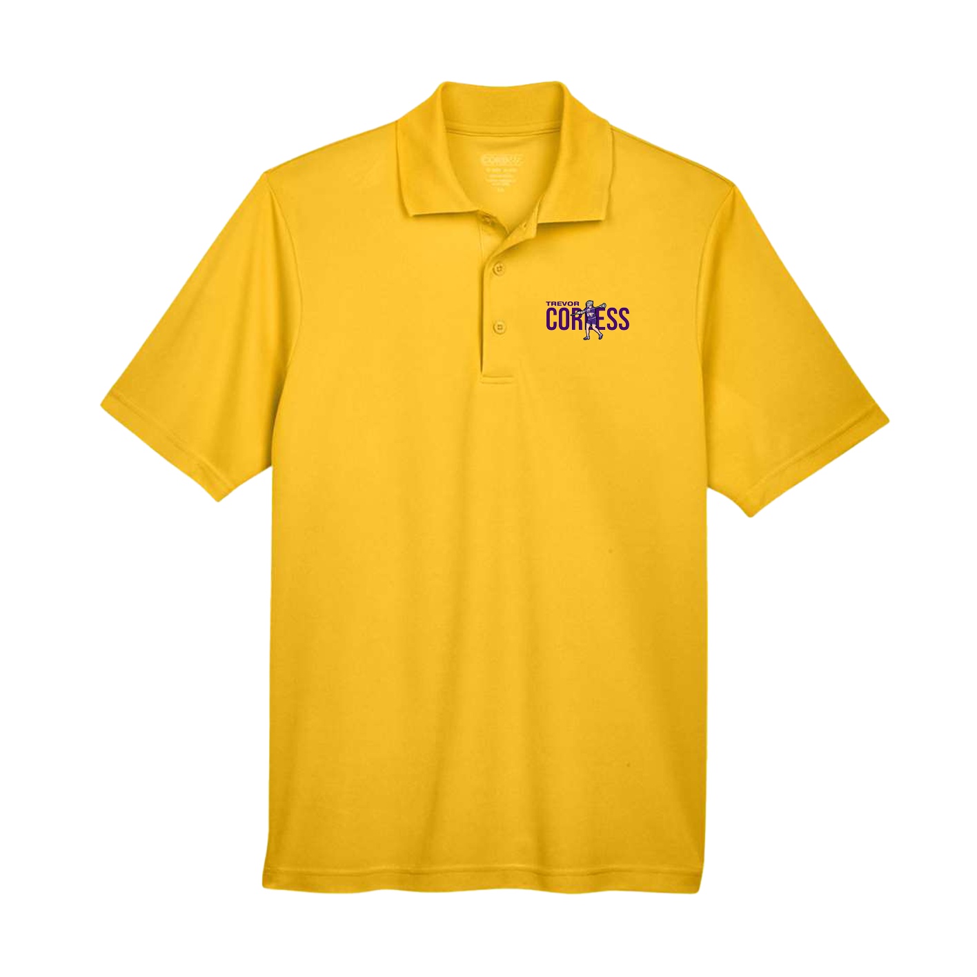 Performance Polo — Player Name in Gold