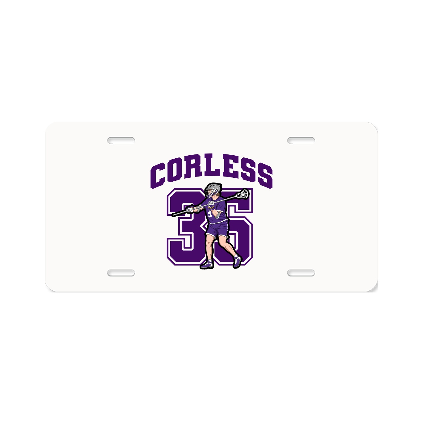 License Plate — Number in Classic
