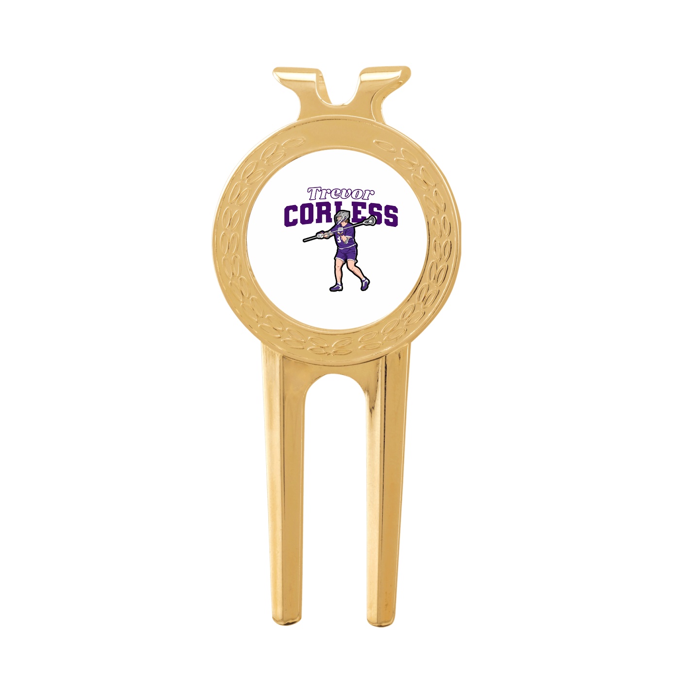 Divot Tool with Ball Marker — Name Arch in Classic