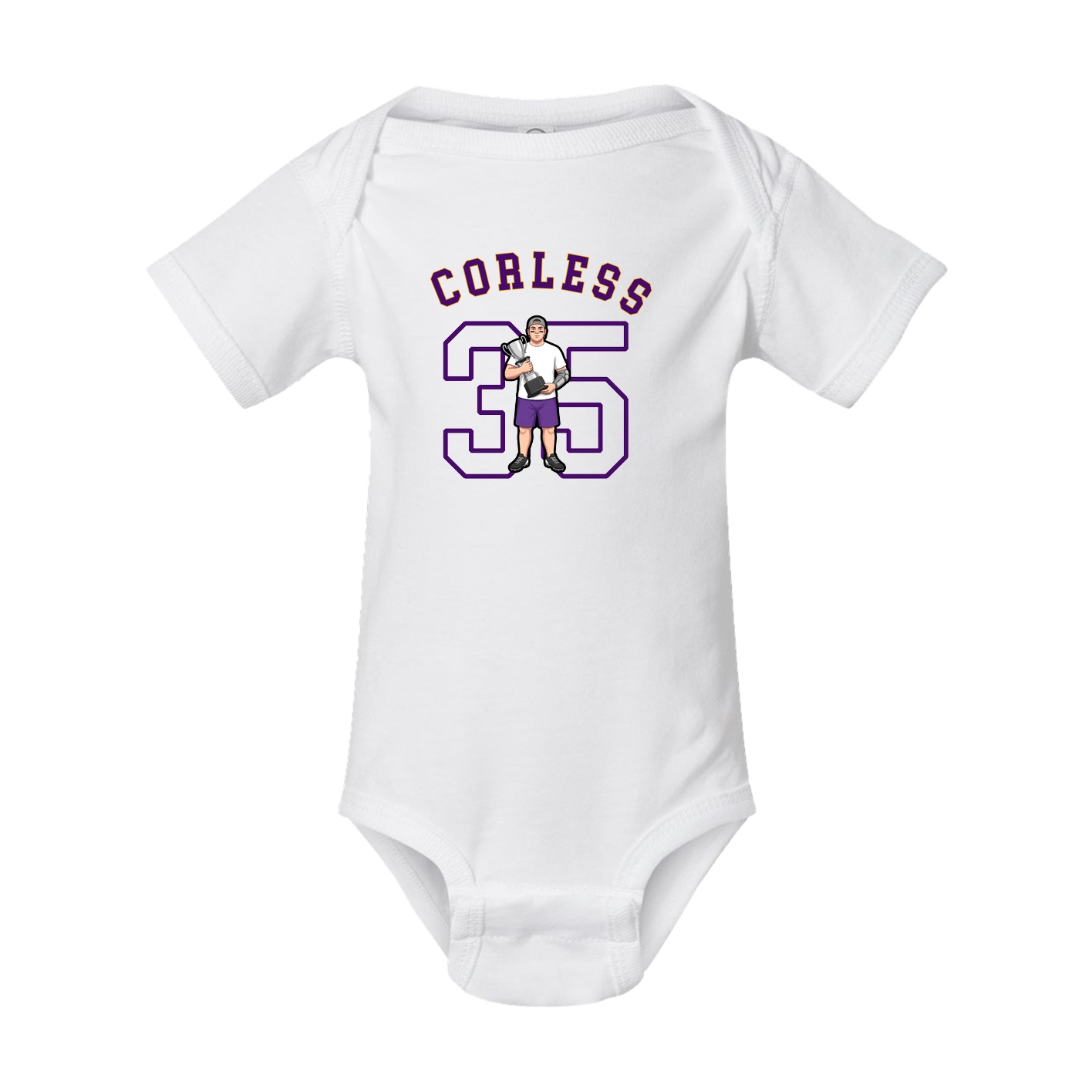 Baby Onesie — Shirsey Arch in White