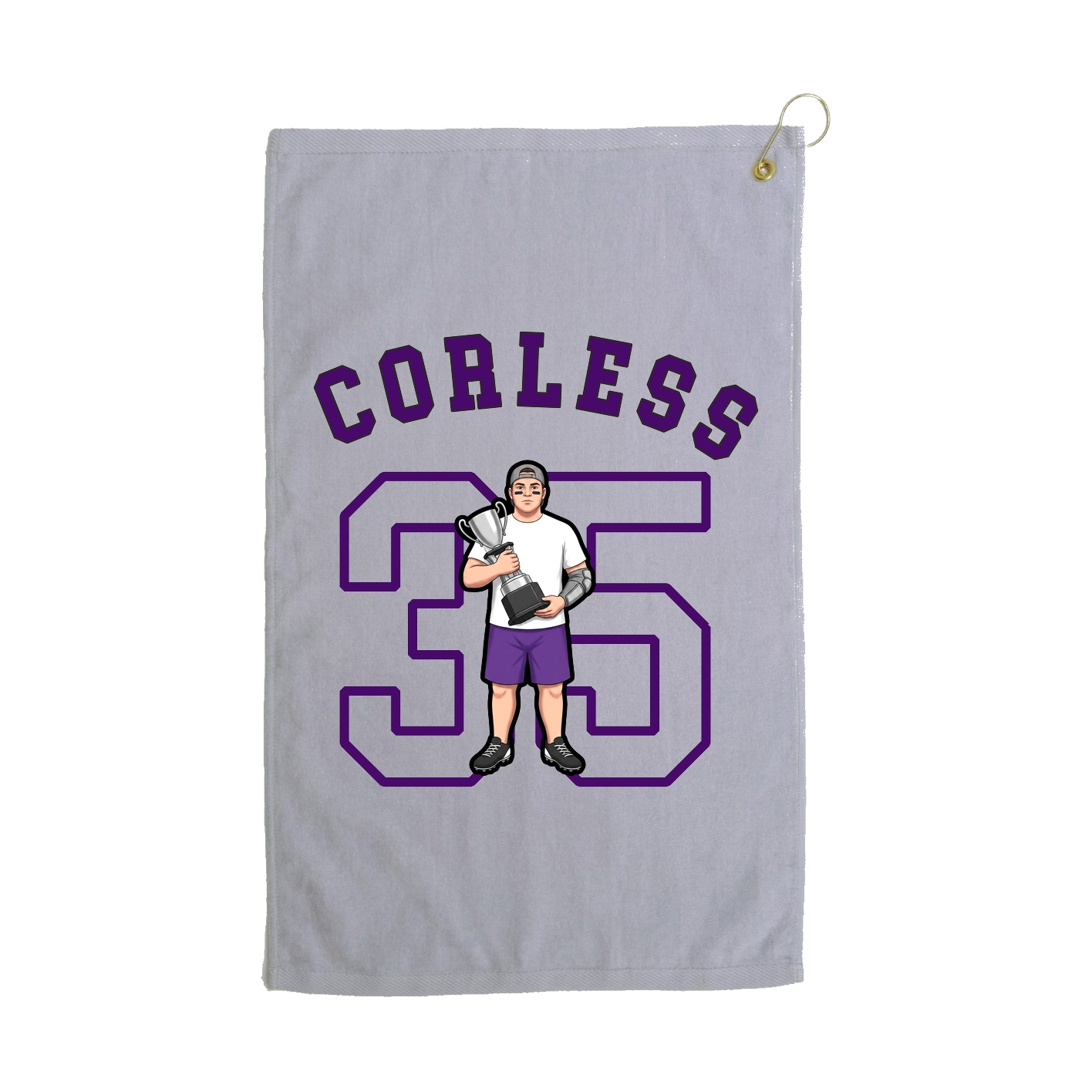 Golf Towel — Shirsey Arch in Grey
