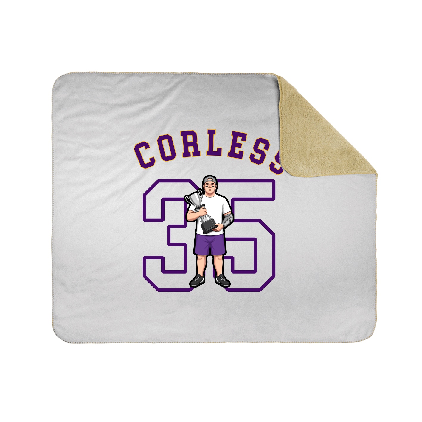 Throw Blanket — Shirsey Arch in White