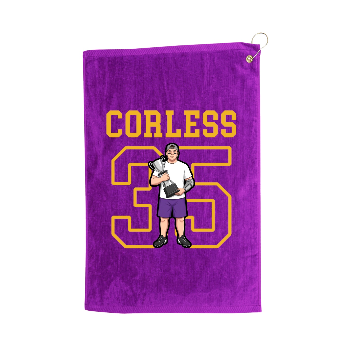 Golf Towel — Shirsey in Purple