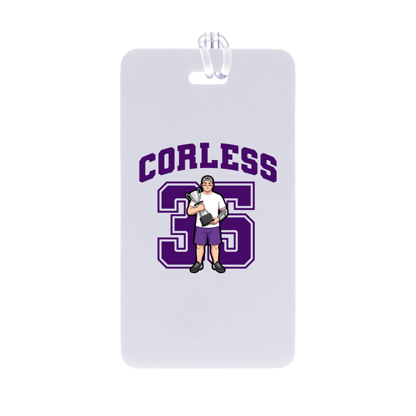 Bag Tag — Number in Classic