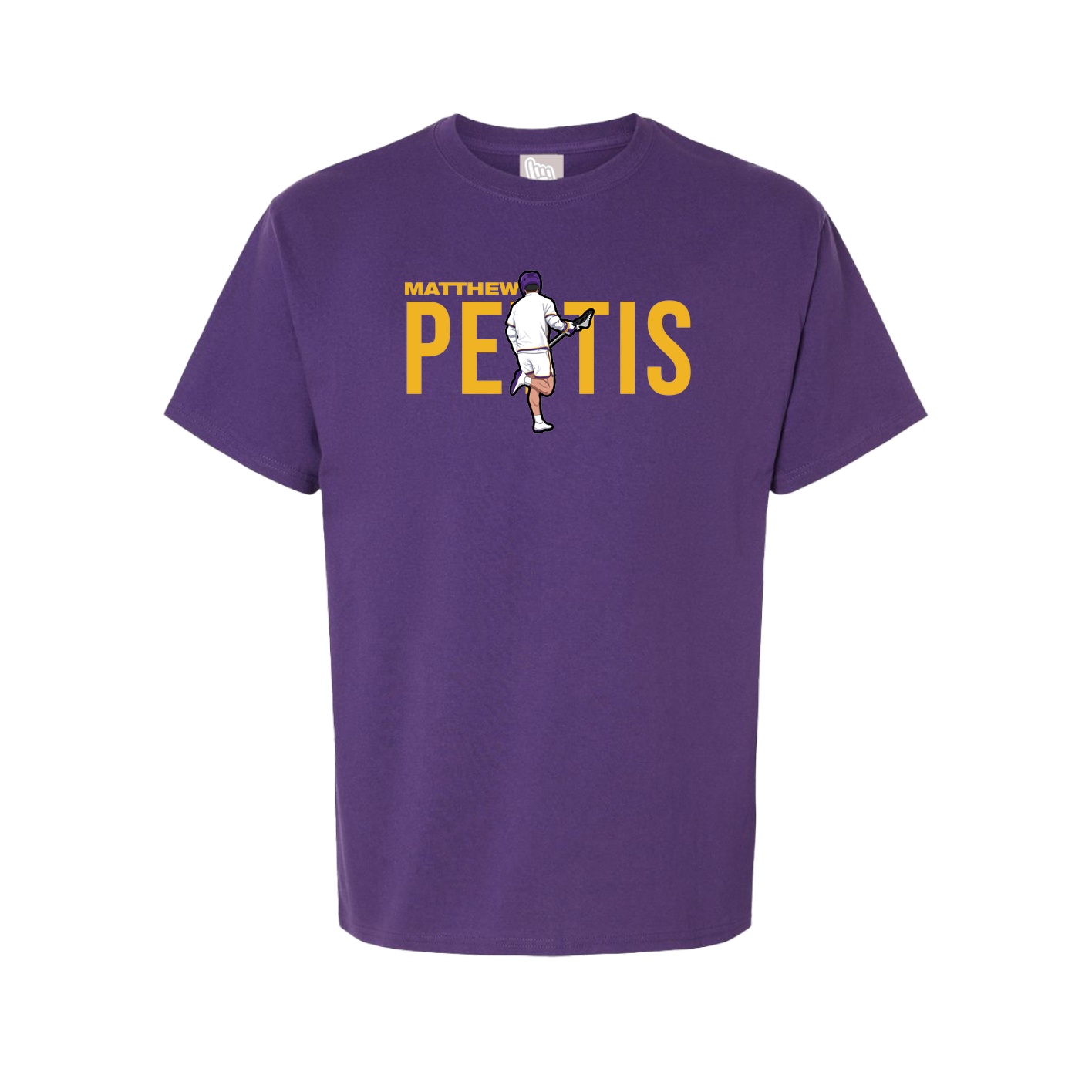 Youth Tee — Player Name in Purple