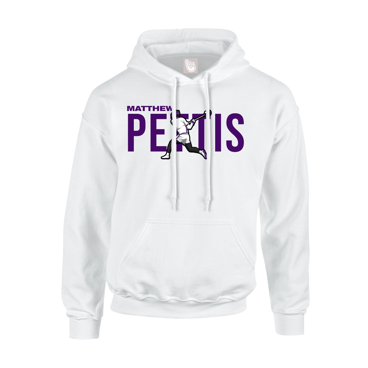 Hoodie — Player Name in White