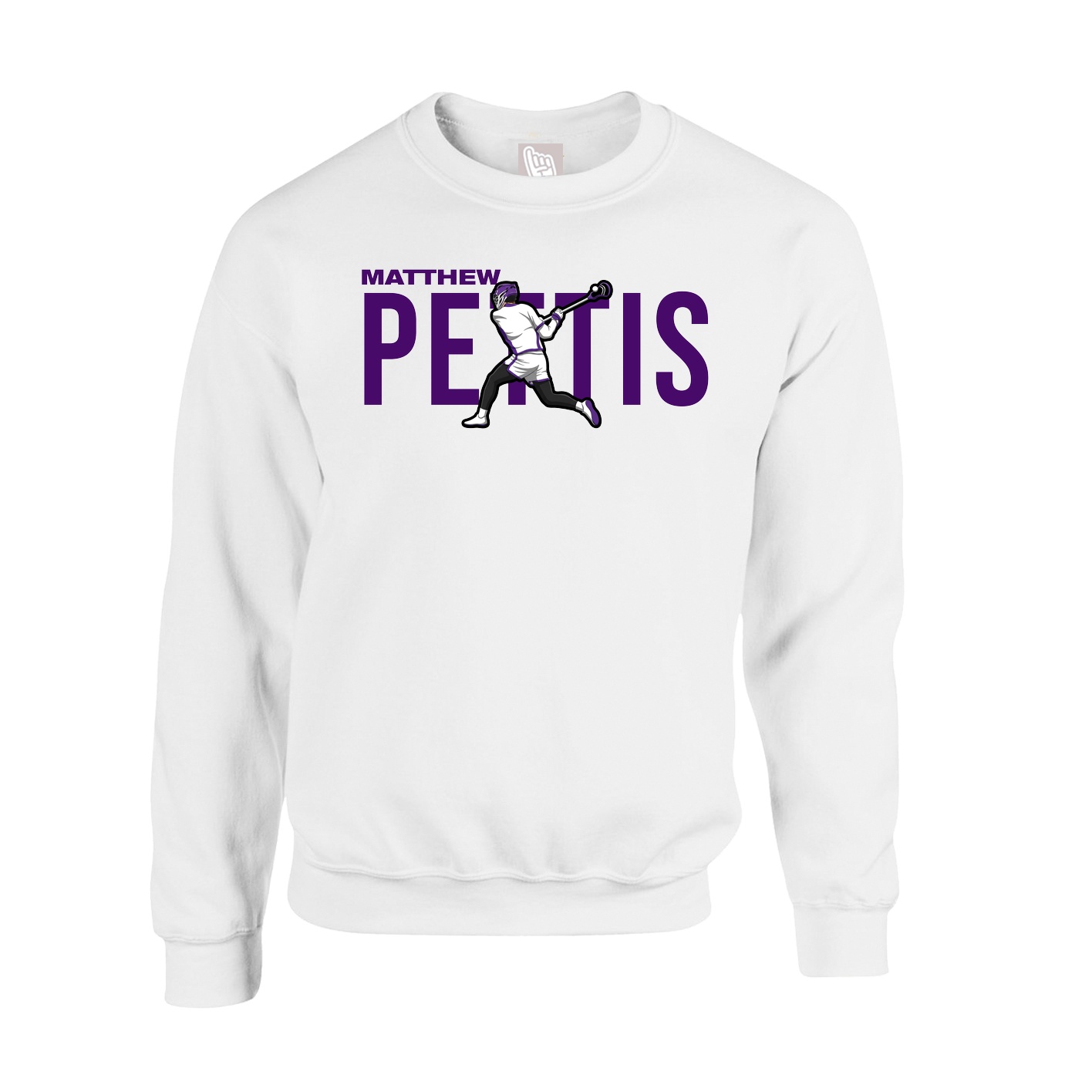 Fleece Crew — Player Name in White