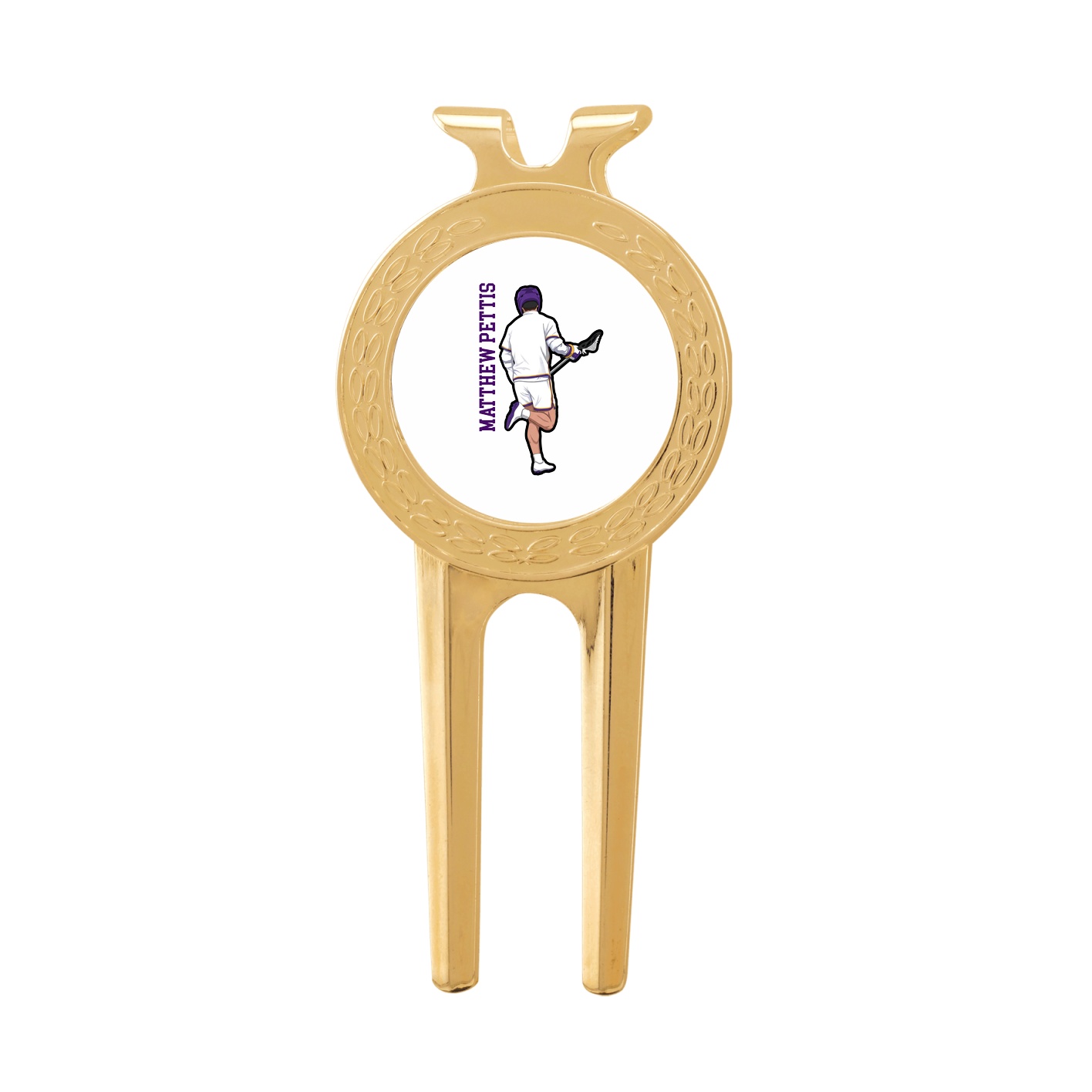 Divot Tool with Ball Marker — Name Vertical in Classic