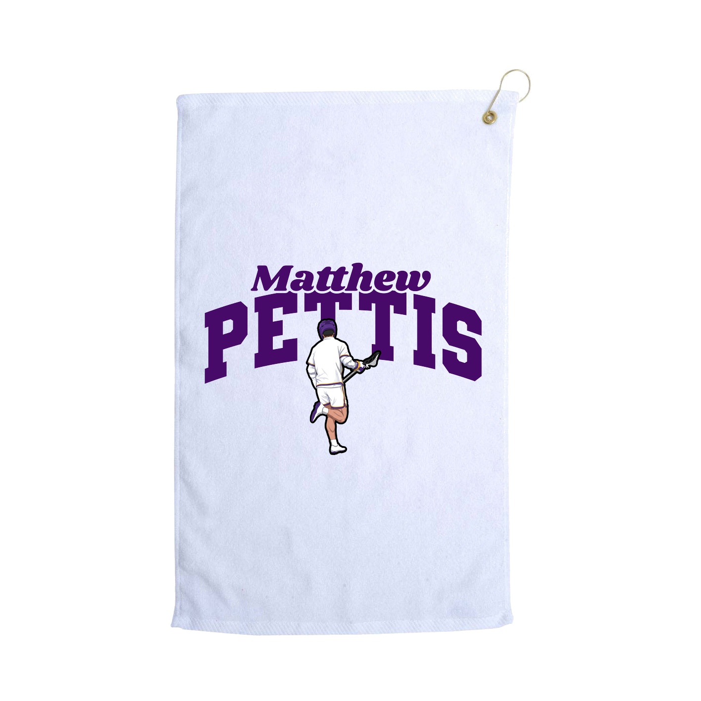 Golf Towel — Signature Arch in White