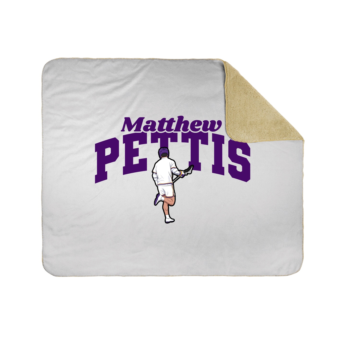 Throw Blanket — Signature Arch in White