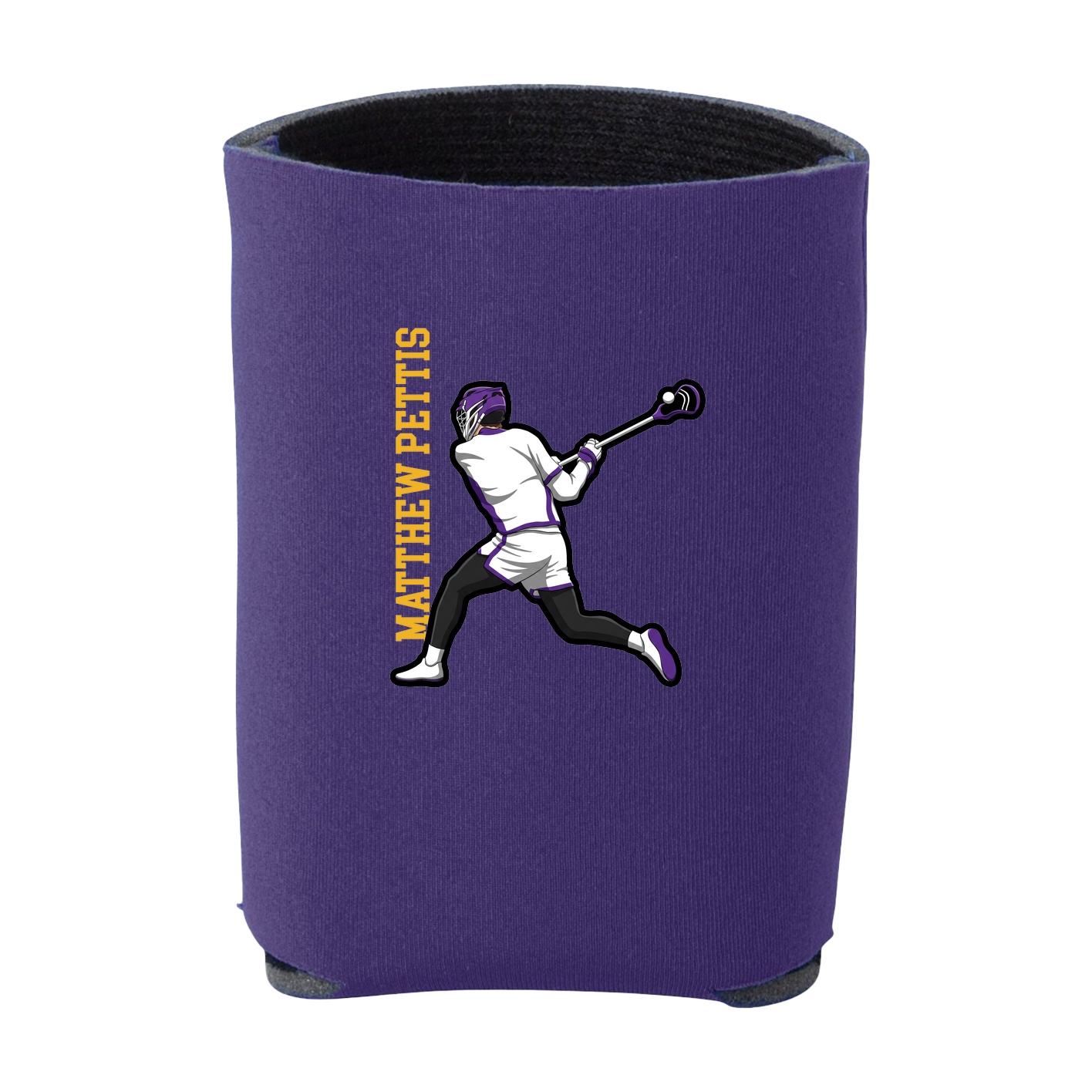 Can Holder — Name Vertical in Purple