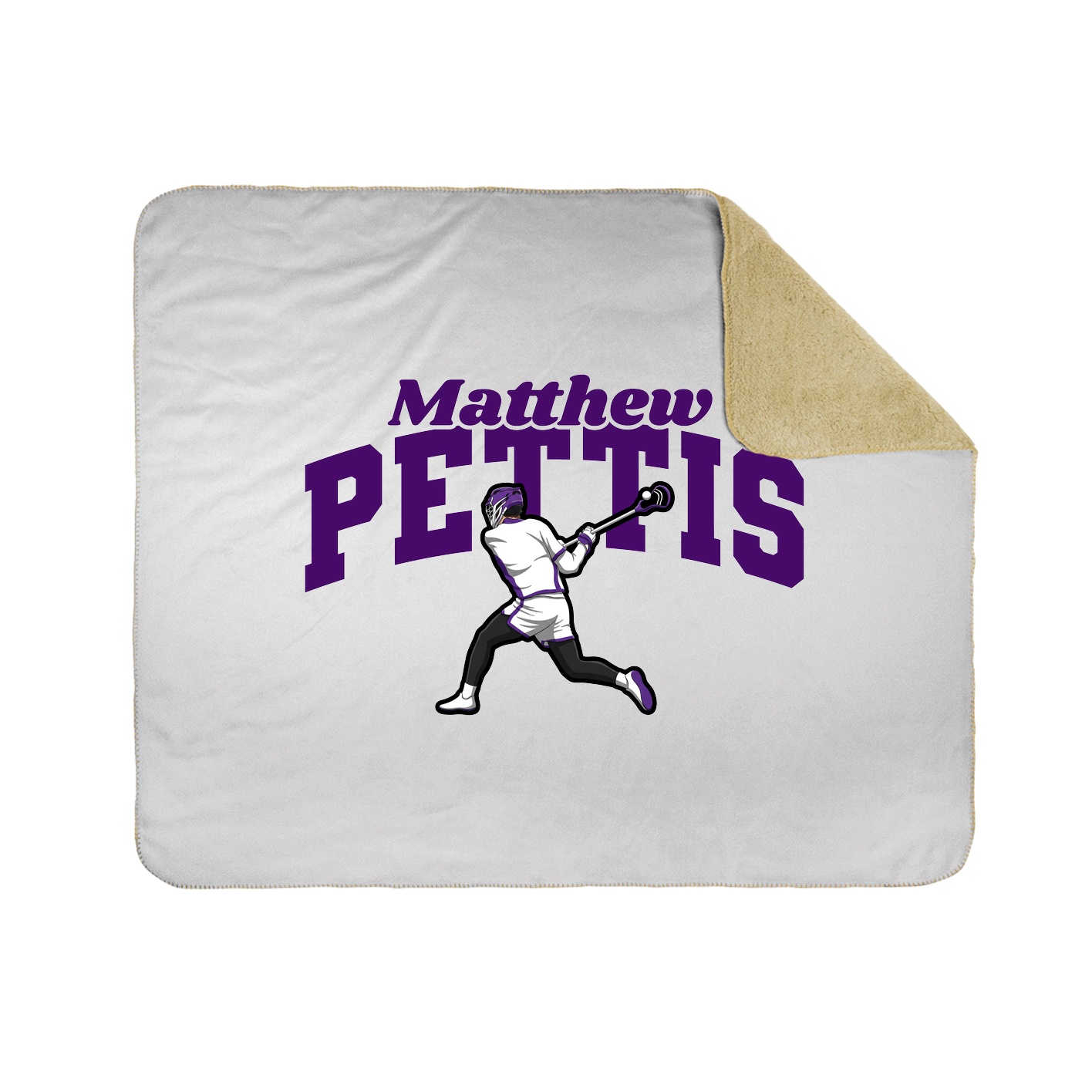 Throw Blanket — Signature Arch in White