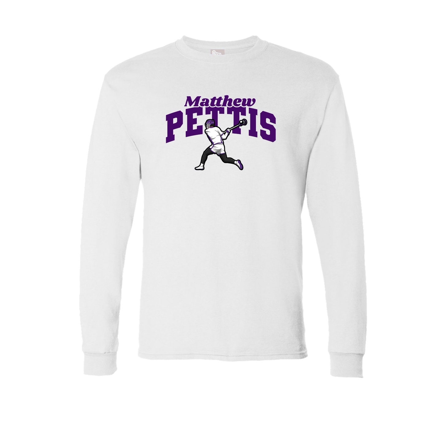 Long Sleeve Tee — Signature Arch in White